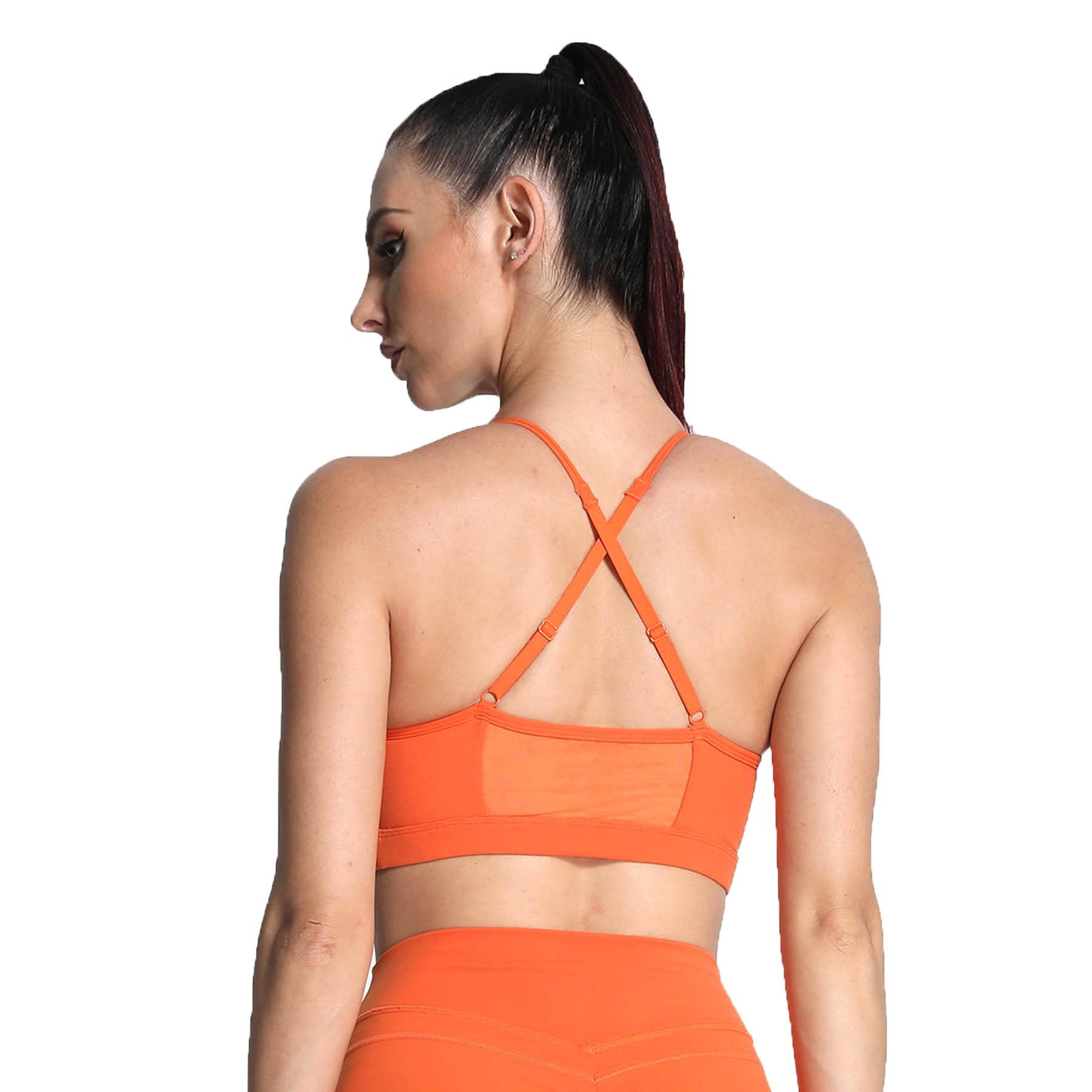 Aoxjox Strappy Ruched Crossover Bra