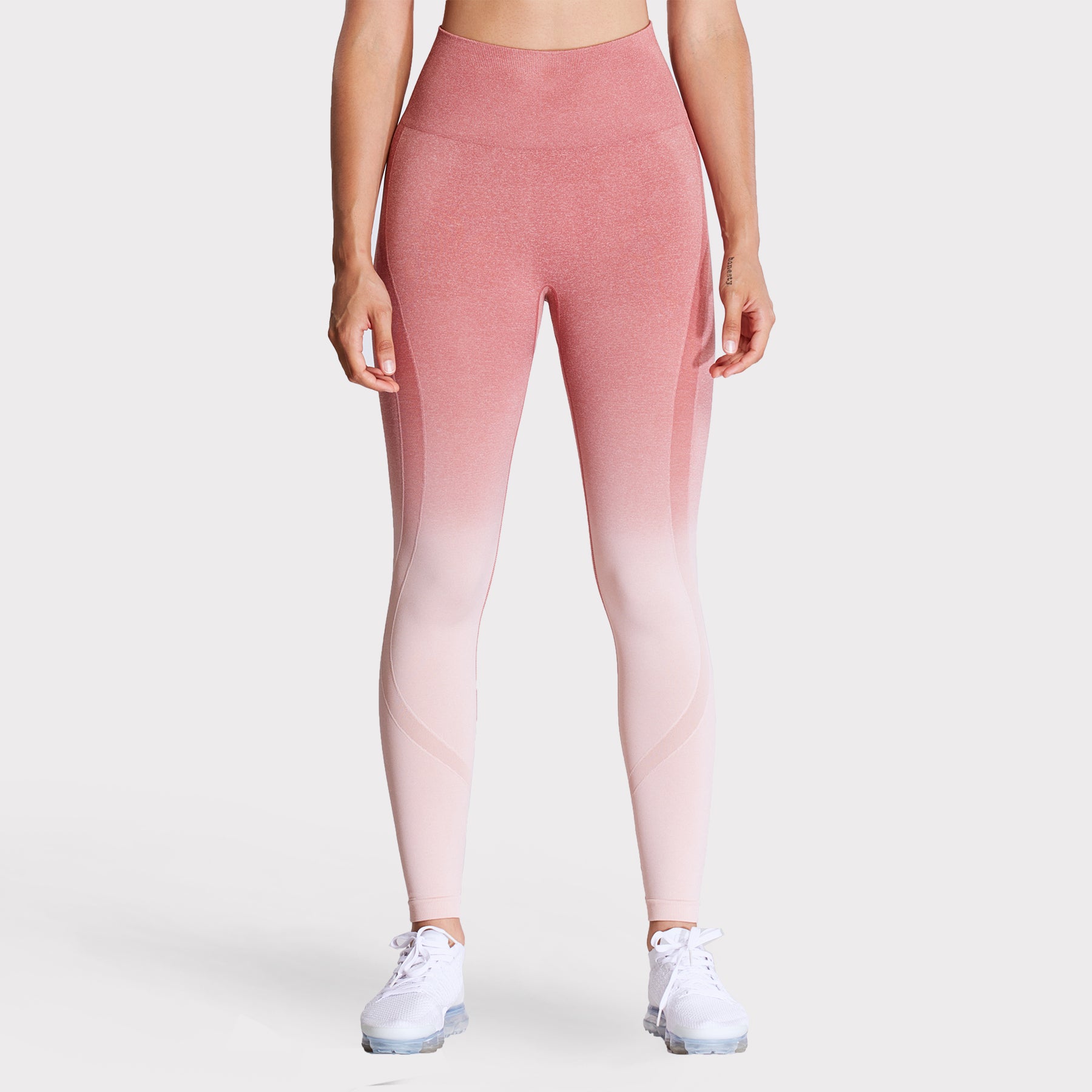 Xersion Multi Color Pink Leggings Size L - 26% off