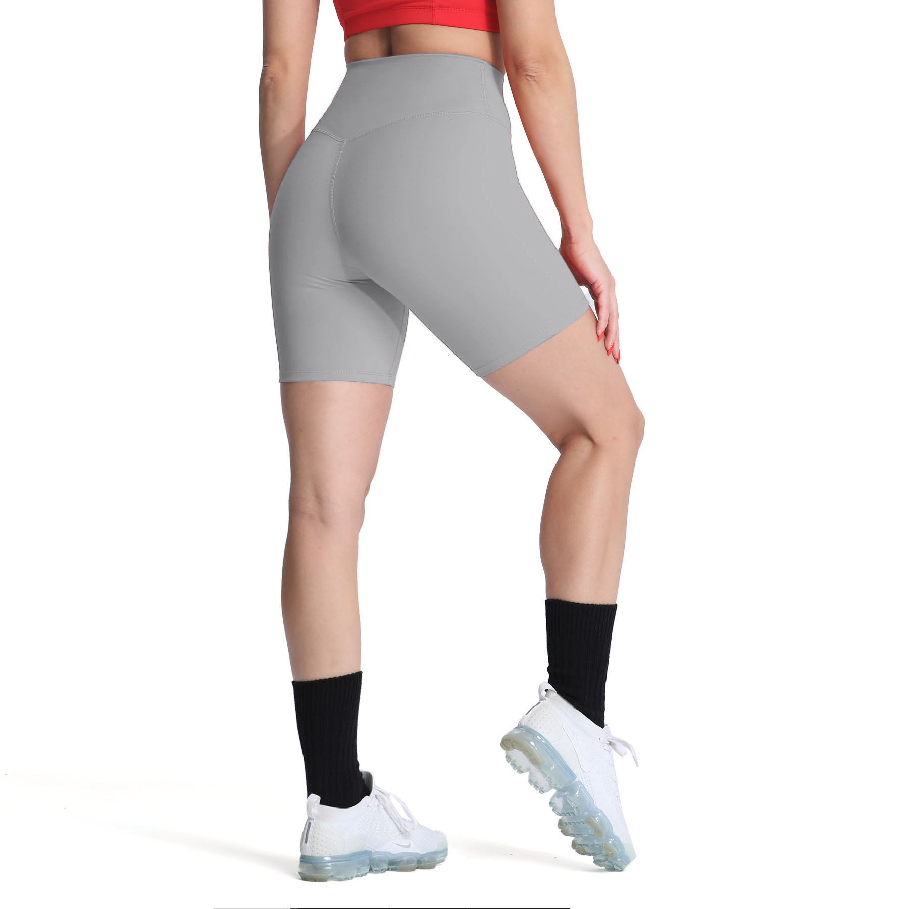 Aoxjox 6" No Seam Biker Shorts