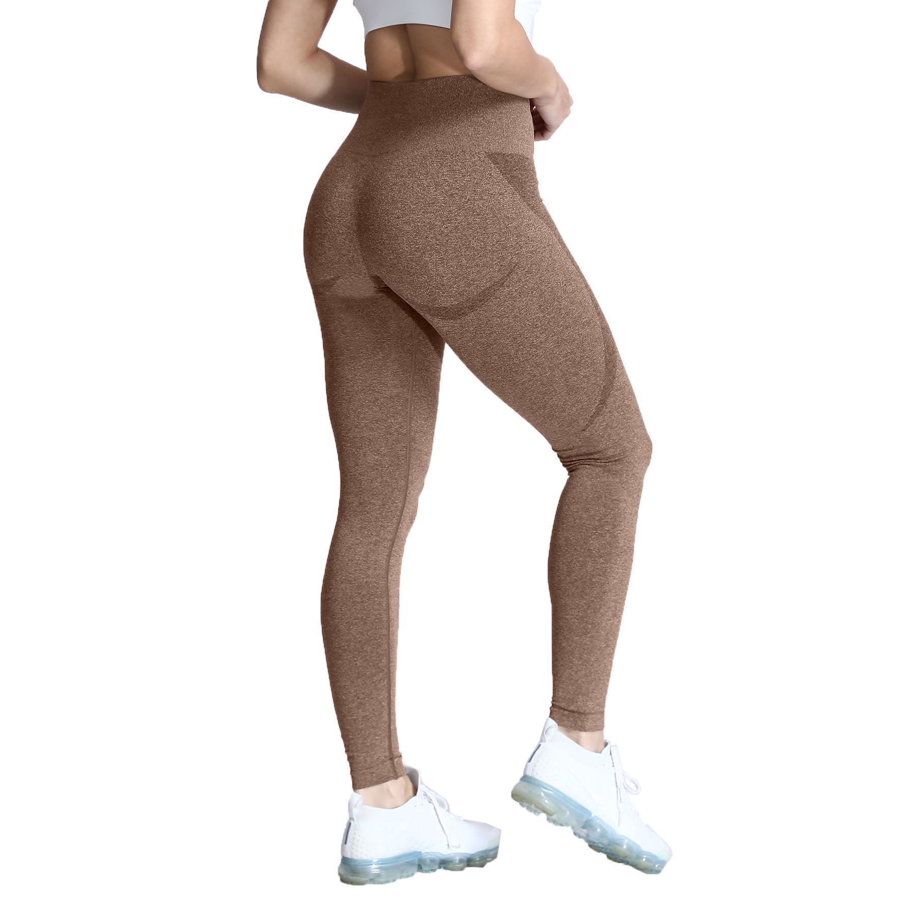 Aoxjox Darks Smile Contour Seamless Leggings