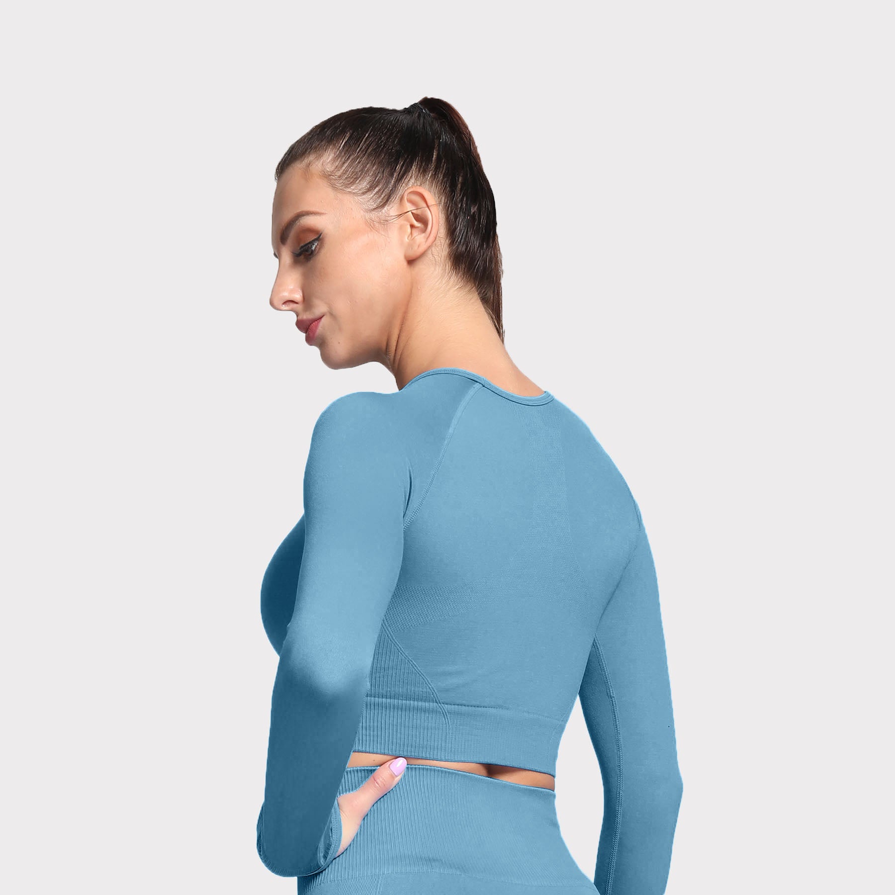 Aoxjox Hyperflex Seamless Crop Top