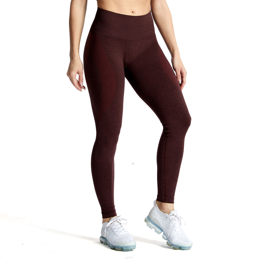 Aoxjox Darks Smile Contour Seamless Leggings