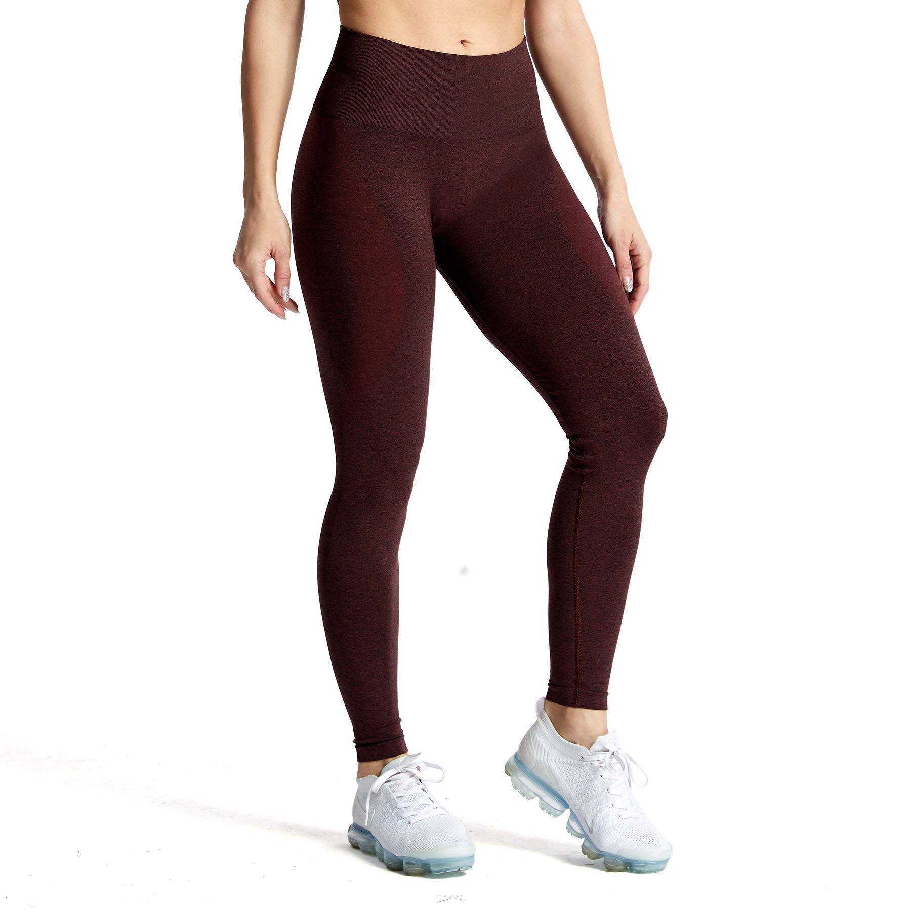 Aoxjox Darks Smile Contour Seamless Leggings