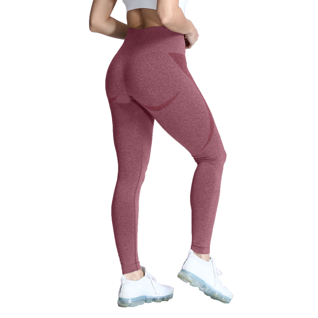 Aoxjox Darks Smile Contour Seamless Leggings