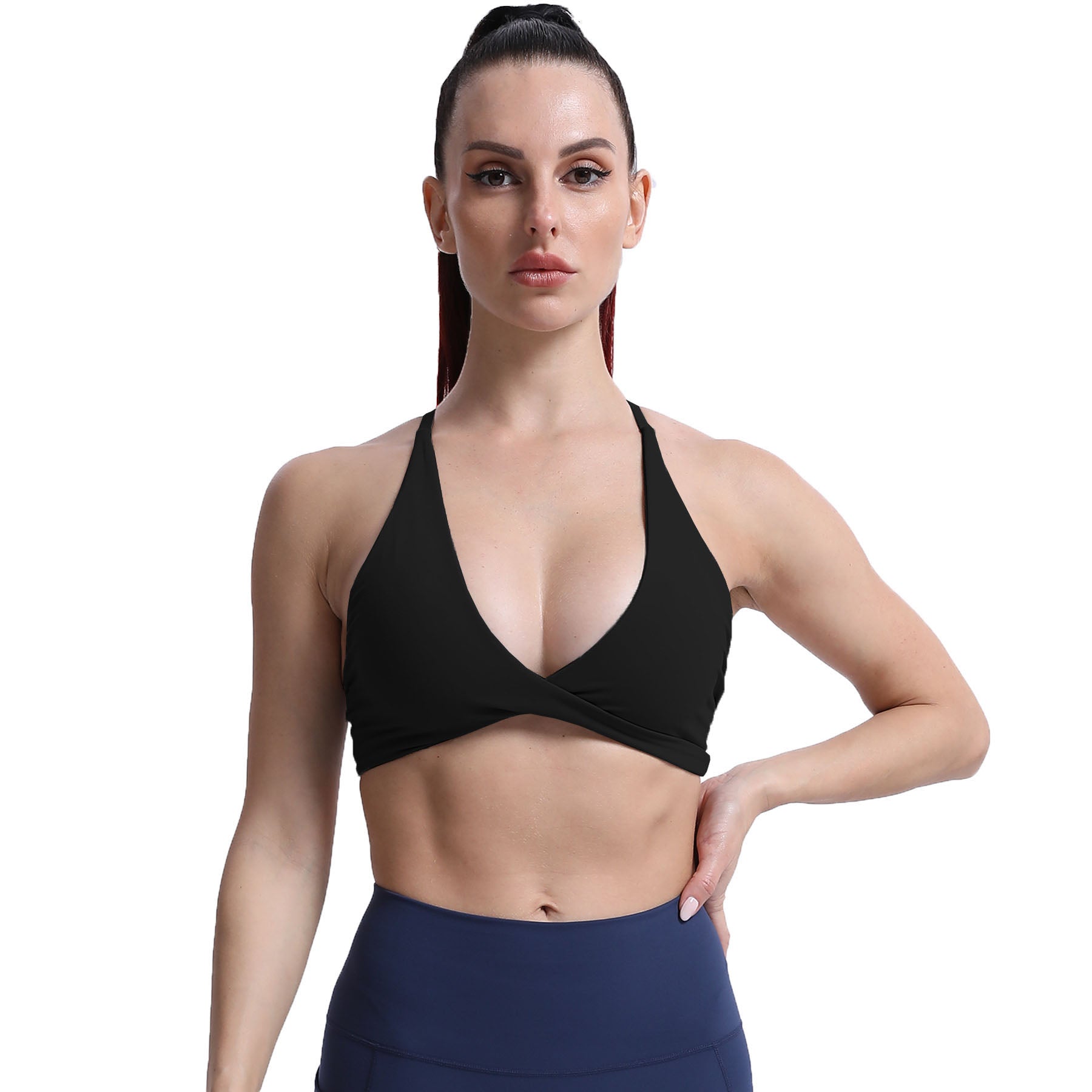 Aoxjox "Sienna"  Sports Bra (DARKS/NEUTRALS)