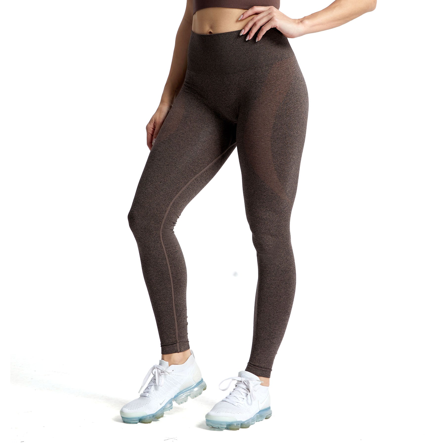 Aoxjox Darks Smile Contour Seamless Leggings
