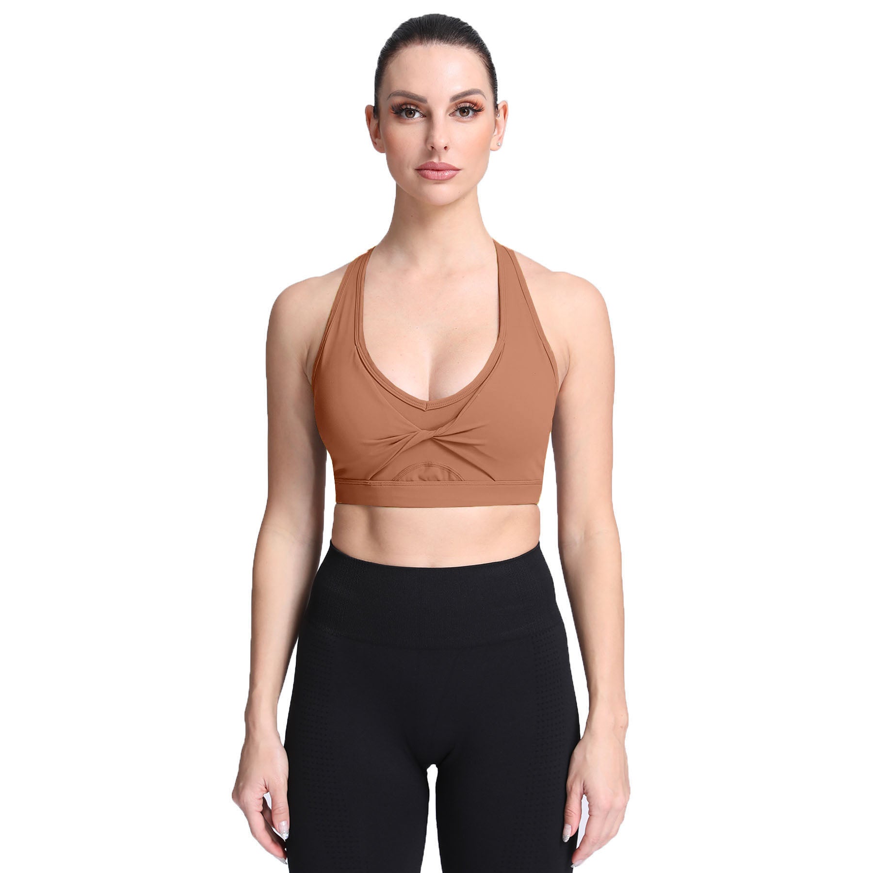 Aoxjox V-shaped racer back bras