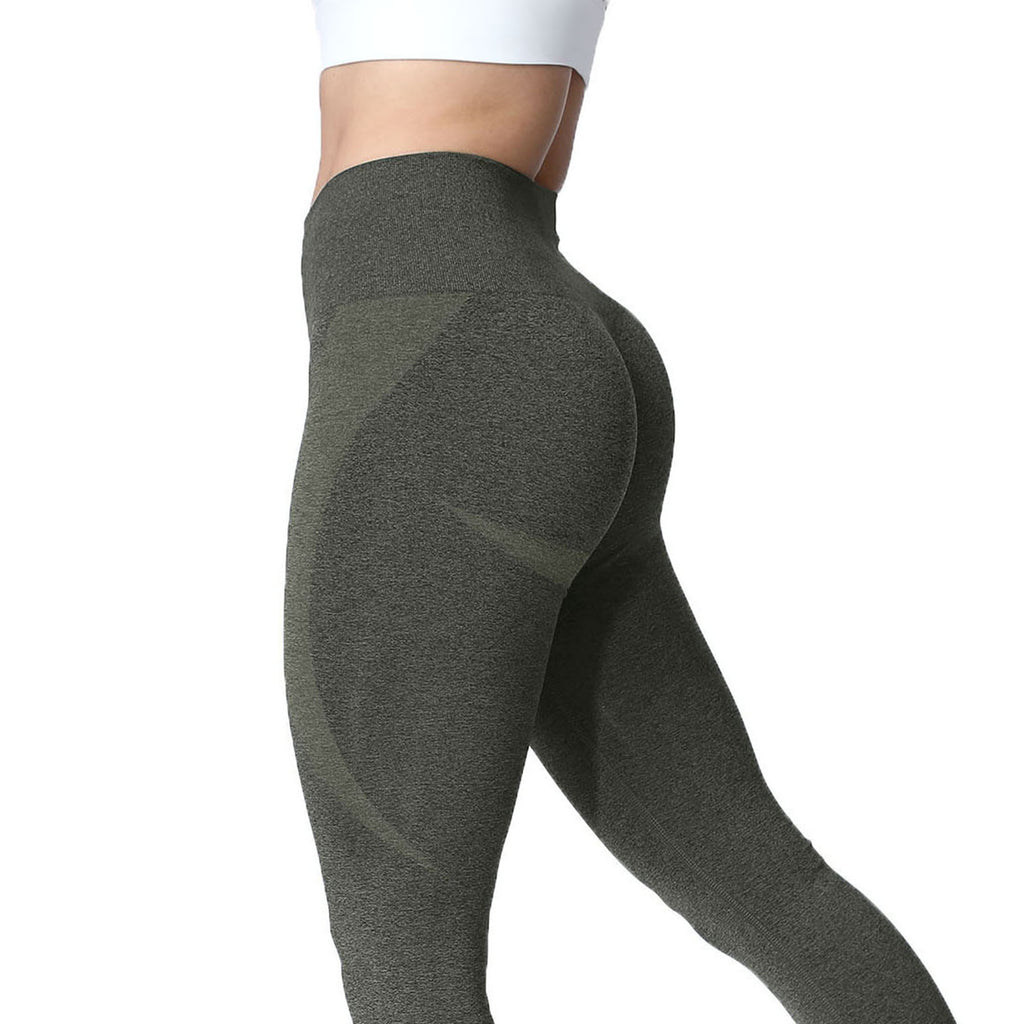 Aoxjox Darks Smile Contour Seamless Leggings