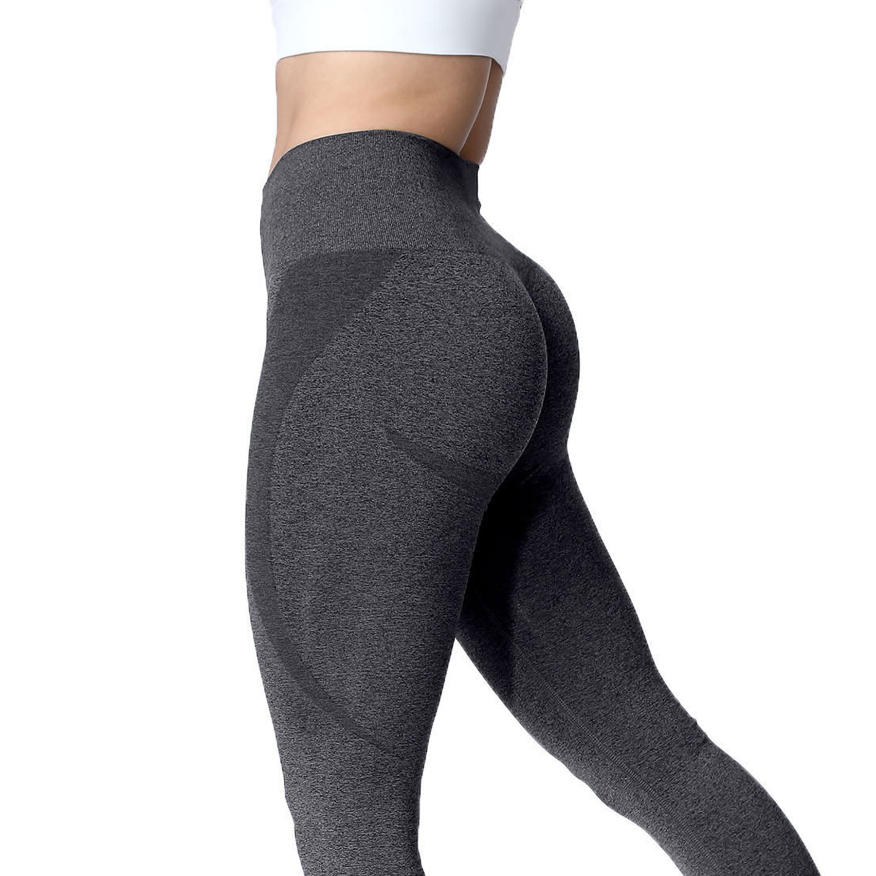 Aoxjox Darks Smile Contour Seamless Leggings