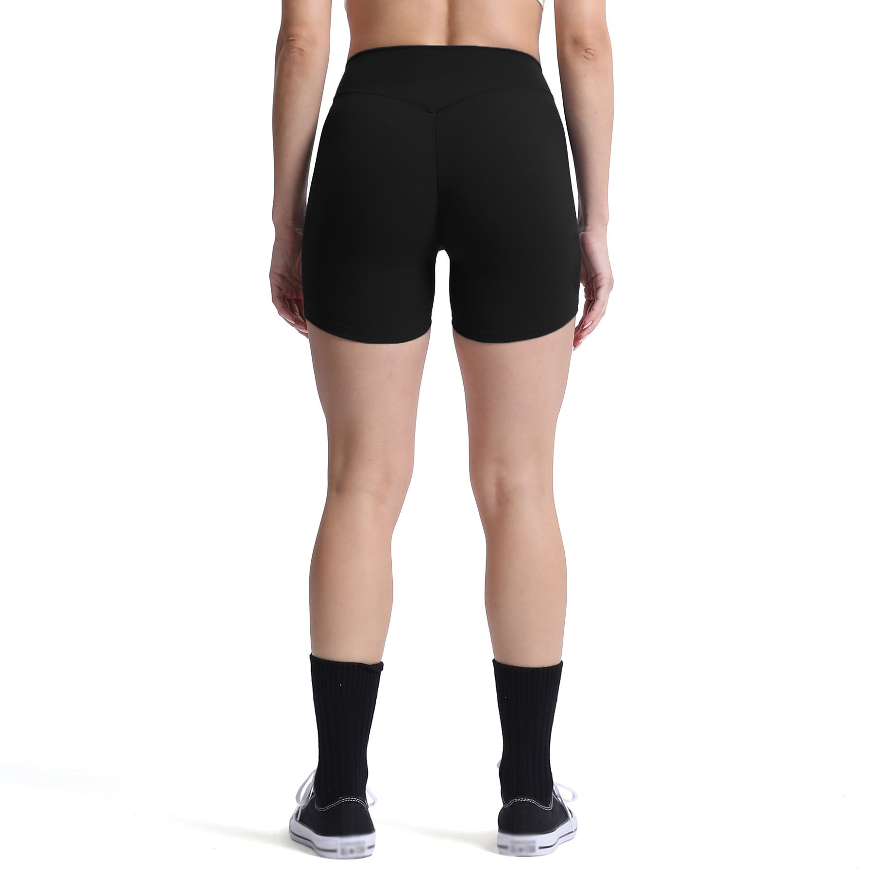 Aoxjox High-Low Scrunch Shorts
