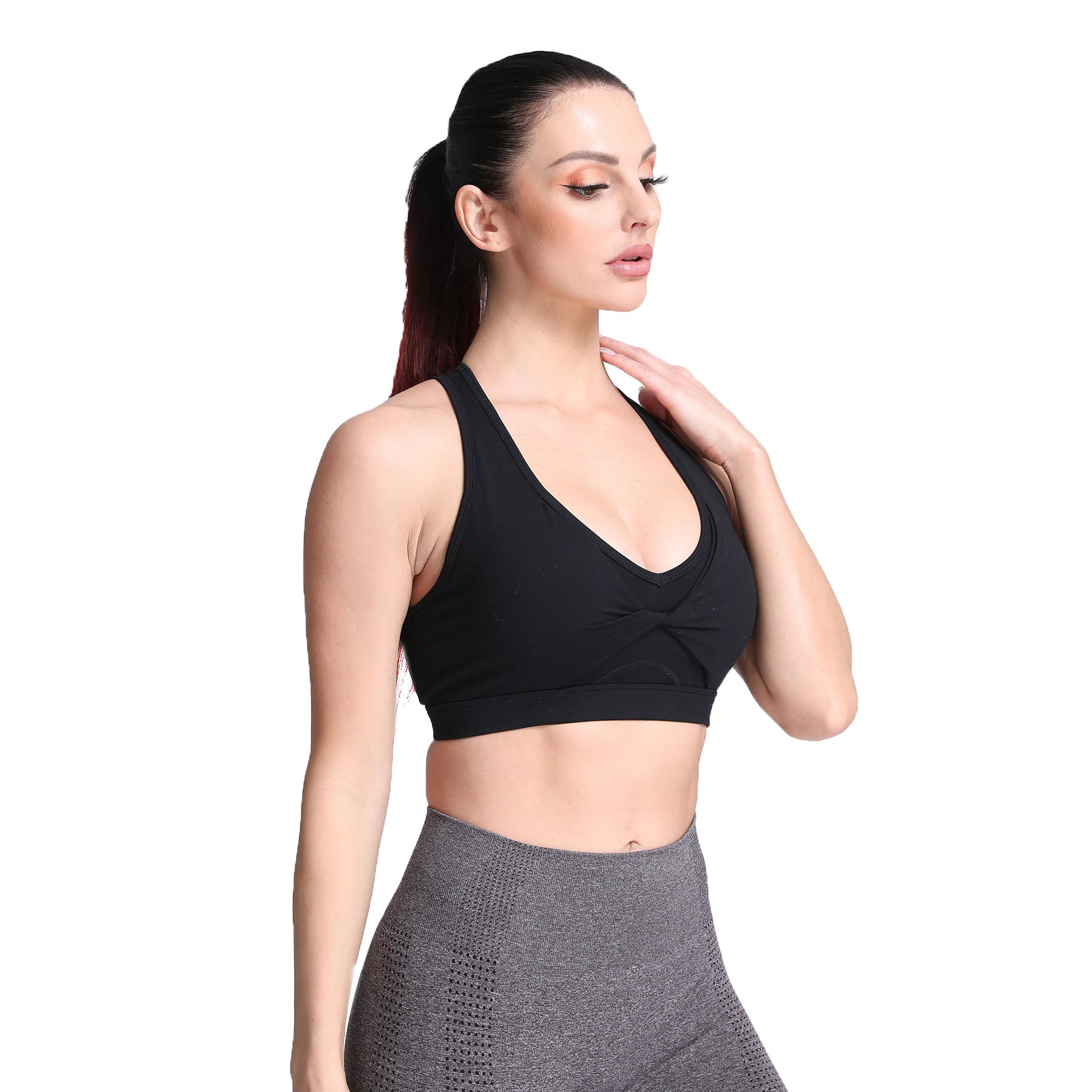 Aoxjox V-shaped racer back bras