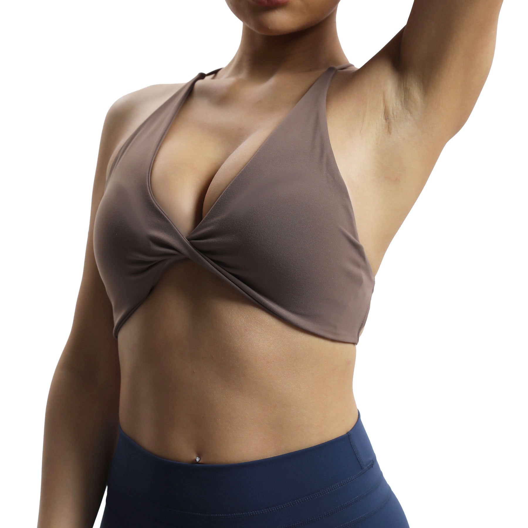 Aoxjox "Veronica" Twist Cross-Back Bra