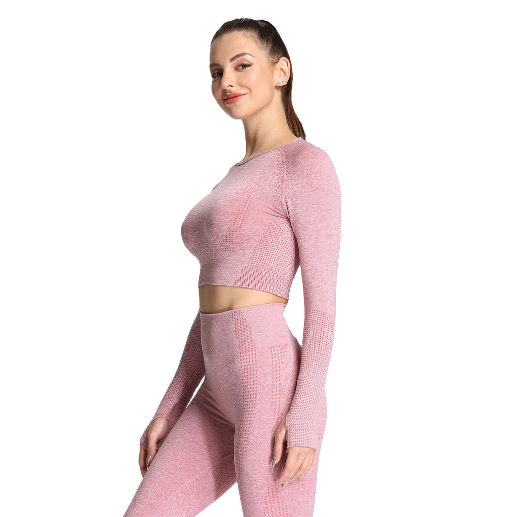 Aoxjox Vital Long Sleeve Crop Top