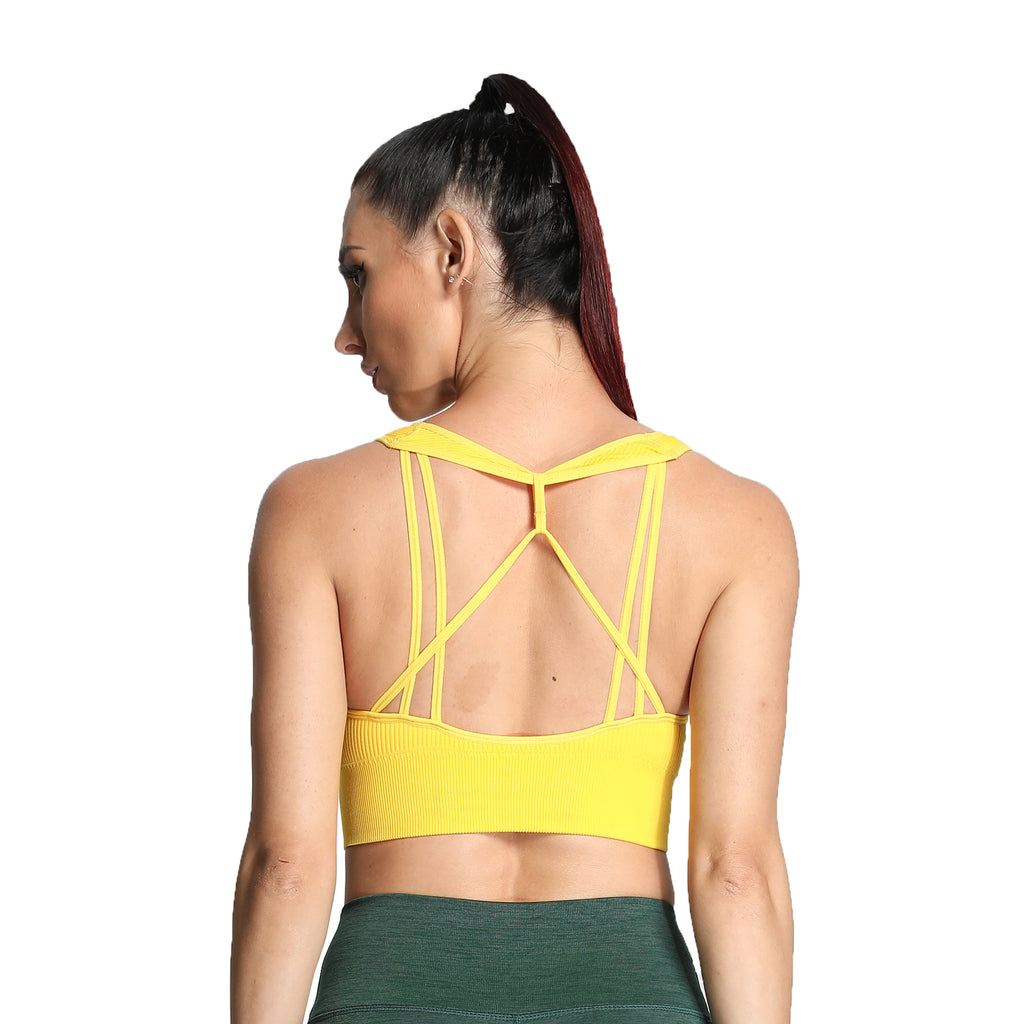 Aoxjox Ribbed Seamless Sports Bras