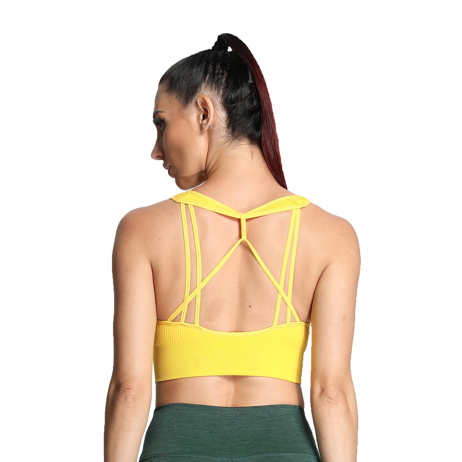 Aoxjox Ribbed Seamless Sports Bras