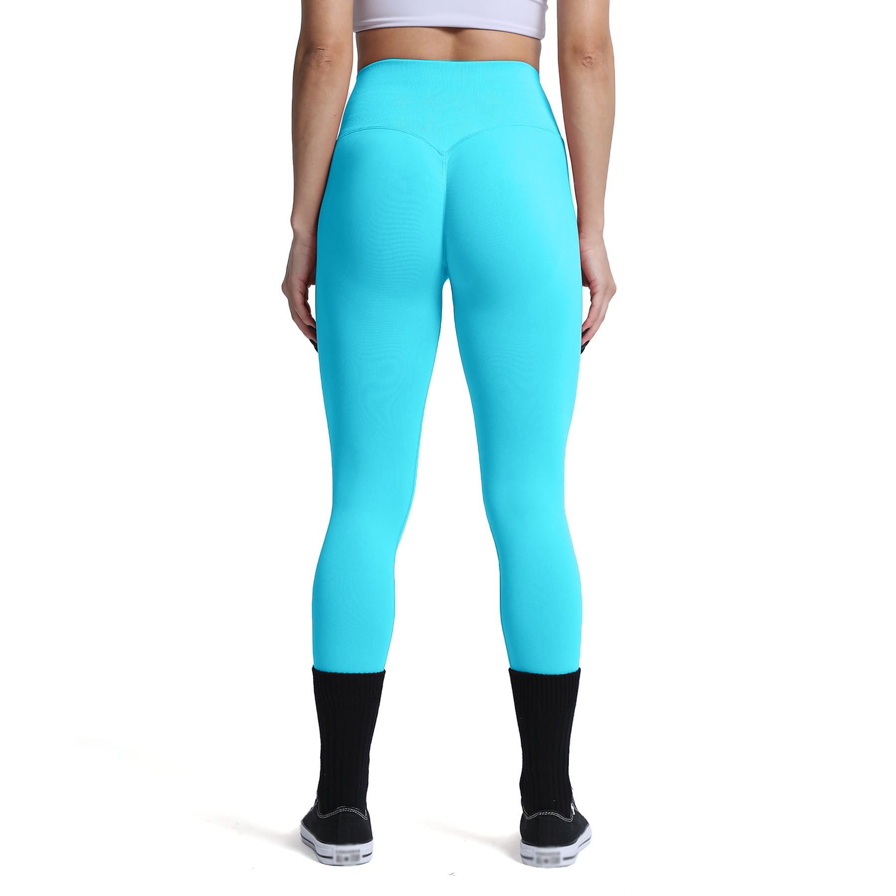 Ombre Seamless Leggings With Booty Scrunch – Valenchiano