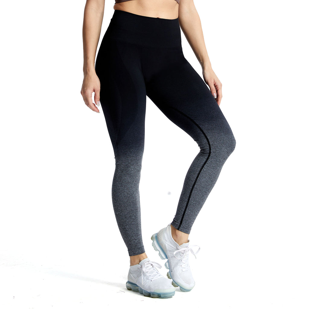 Aoxjox Smile Contour Ombre Seamless Leggings