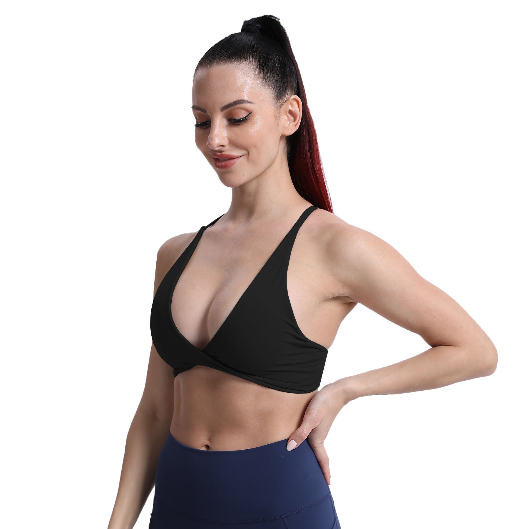 Aoxjox "Sienna"  Sports Bra (DARKS/NEUTRALS)