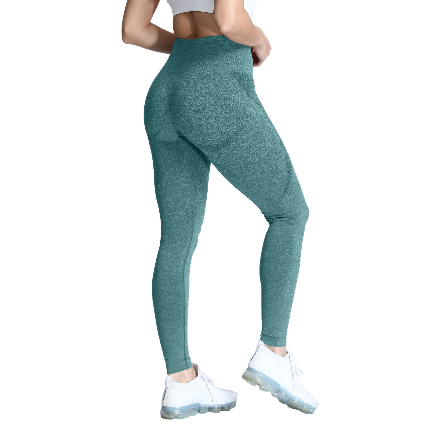 Aoxjox Darks Smile Contour Seamless Leggings