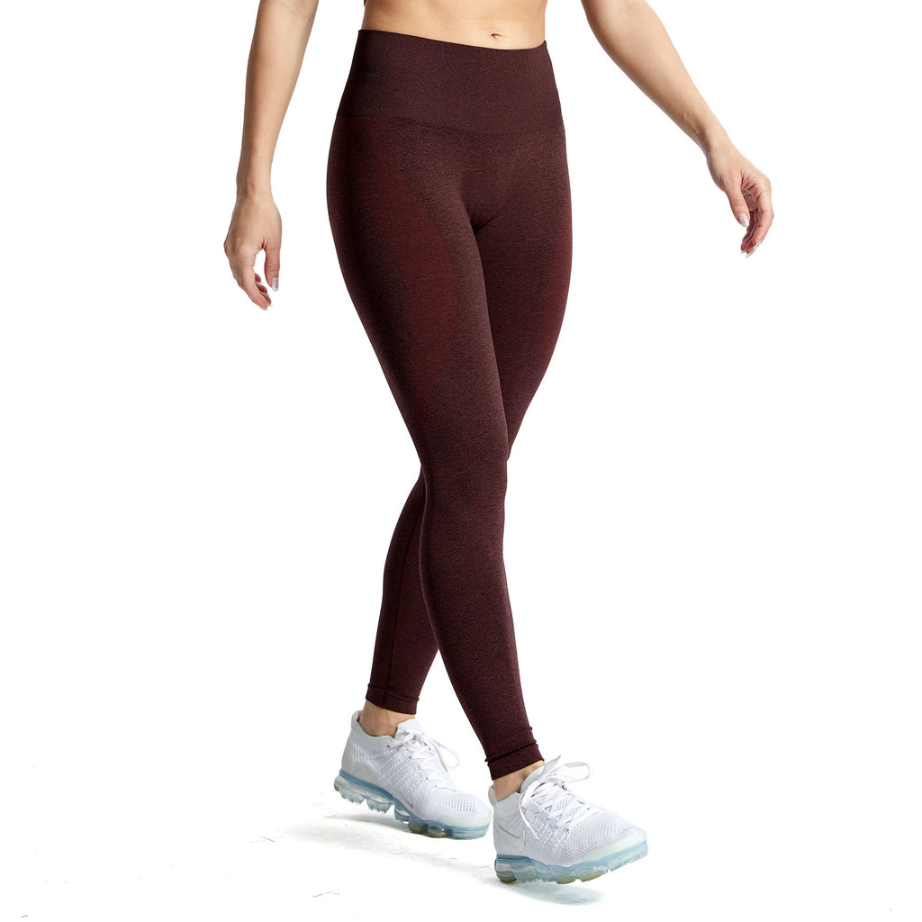 Aoxjox Darks Smile Contour Seamless Leggings