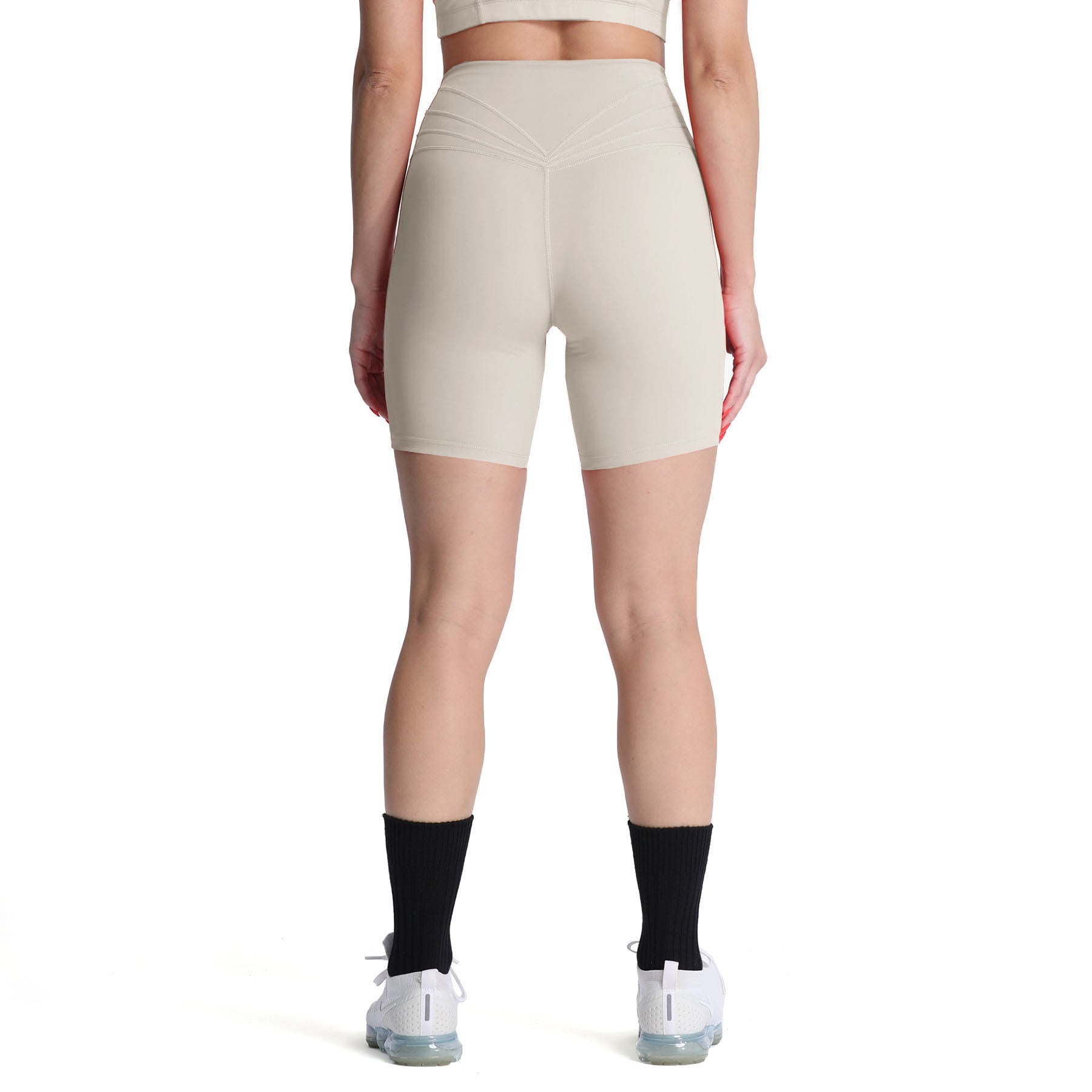 Yoga Shorts Aoxjox Trinity Workout Biker Shorts For Women Cross