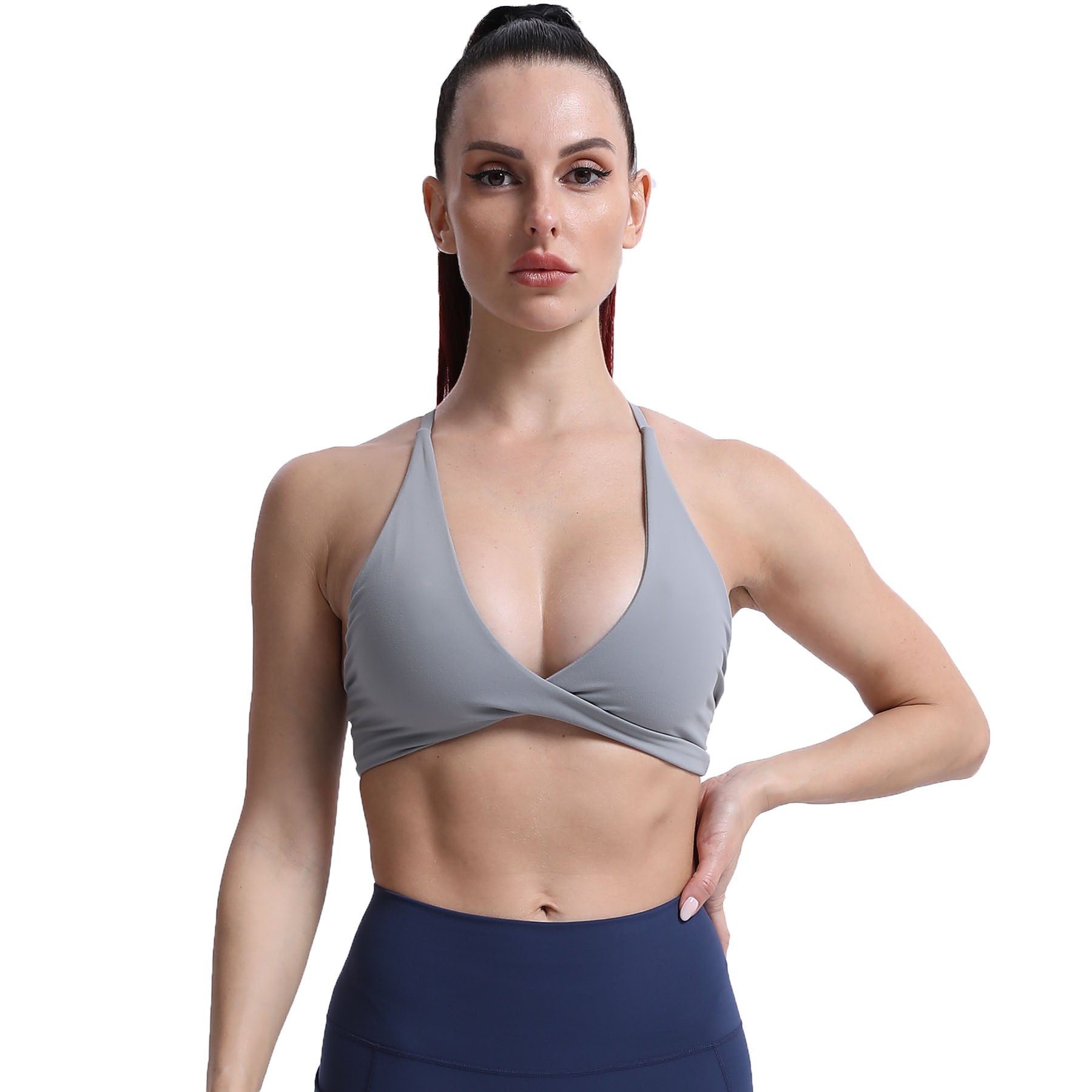 Aoxjox "Sienna"  Sports Bra (DARKS/NEUTRALS)