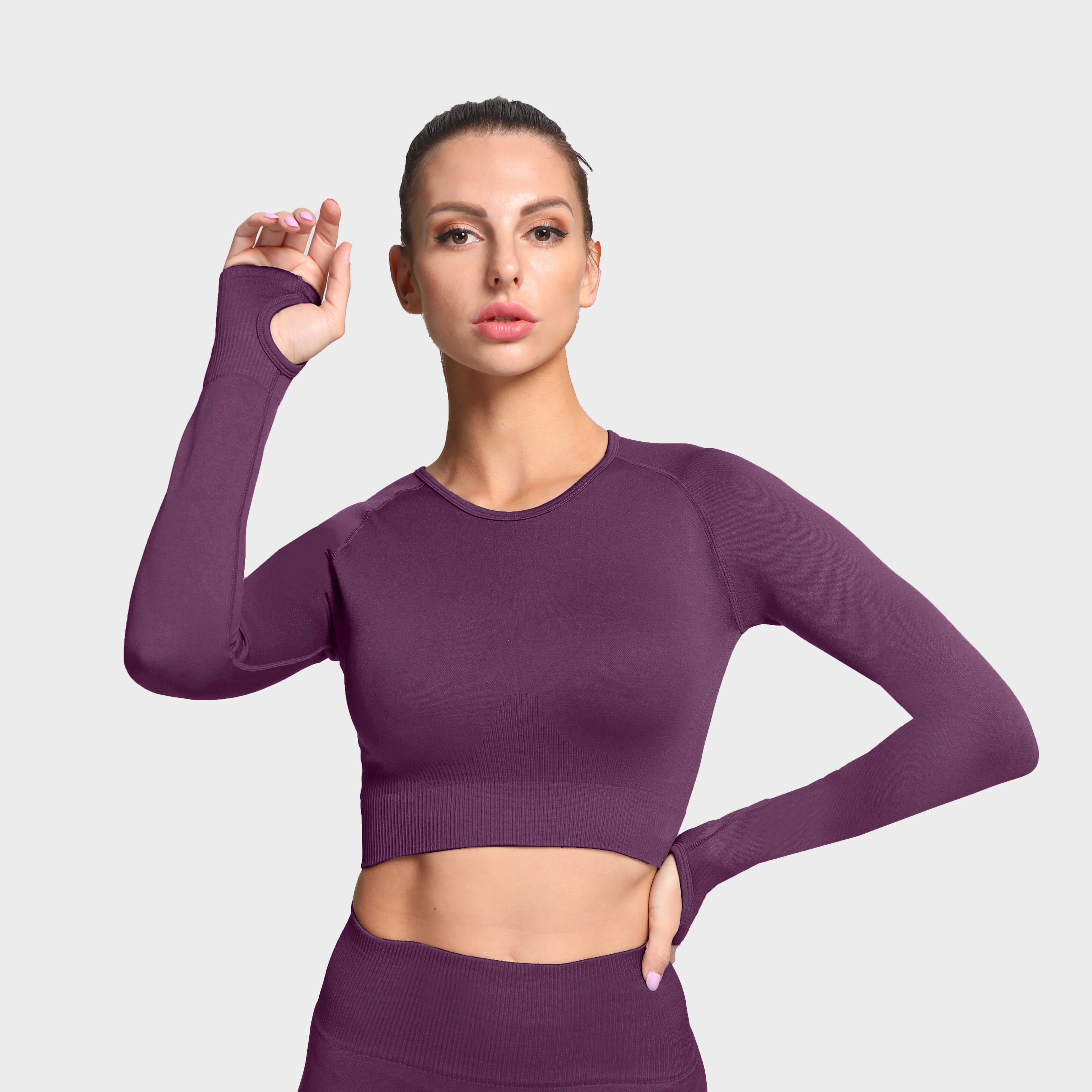 Aoxjox Hyperflex Seamless Crop Top