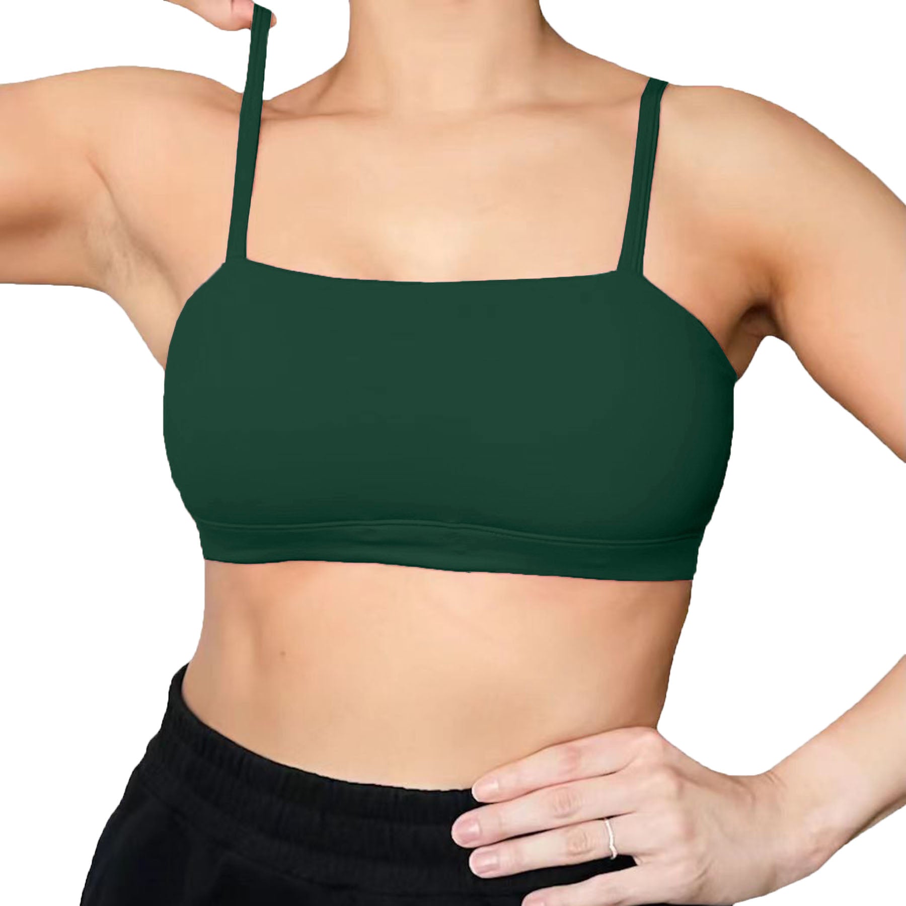 Shop Generic Sports Bras For Women Big Size Strapless Bra Bandeau Tube  Padded Top Stretchy Fitness Yoga Tops Bra Sportwear Exercise  Clothes(#Coffee) Online