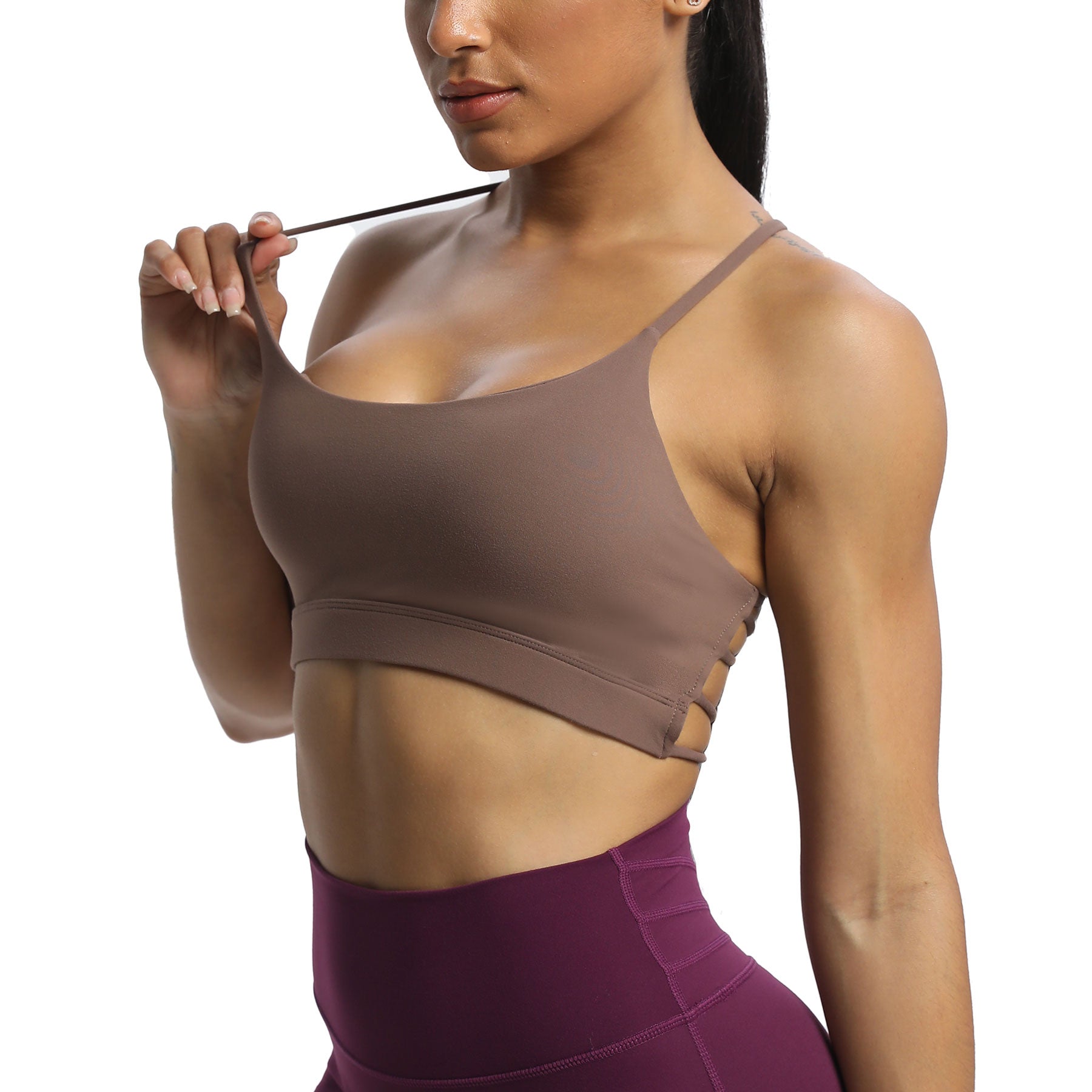 Aoxjox "Julie" Double Buckle Crossover Bra