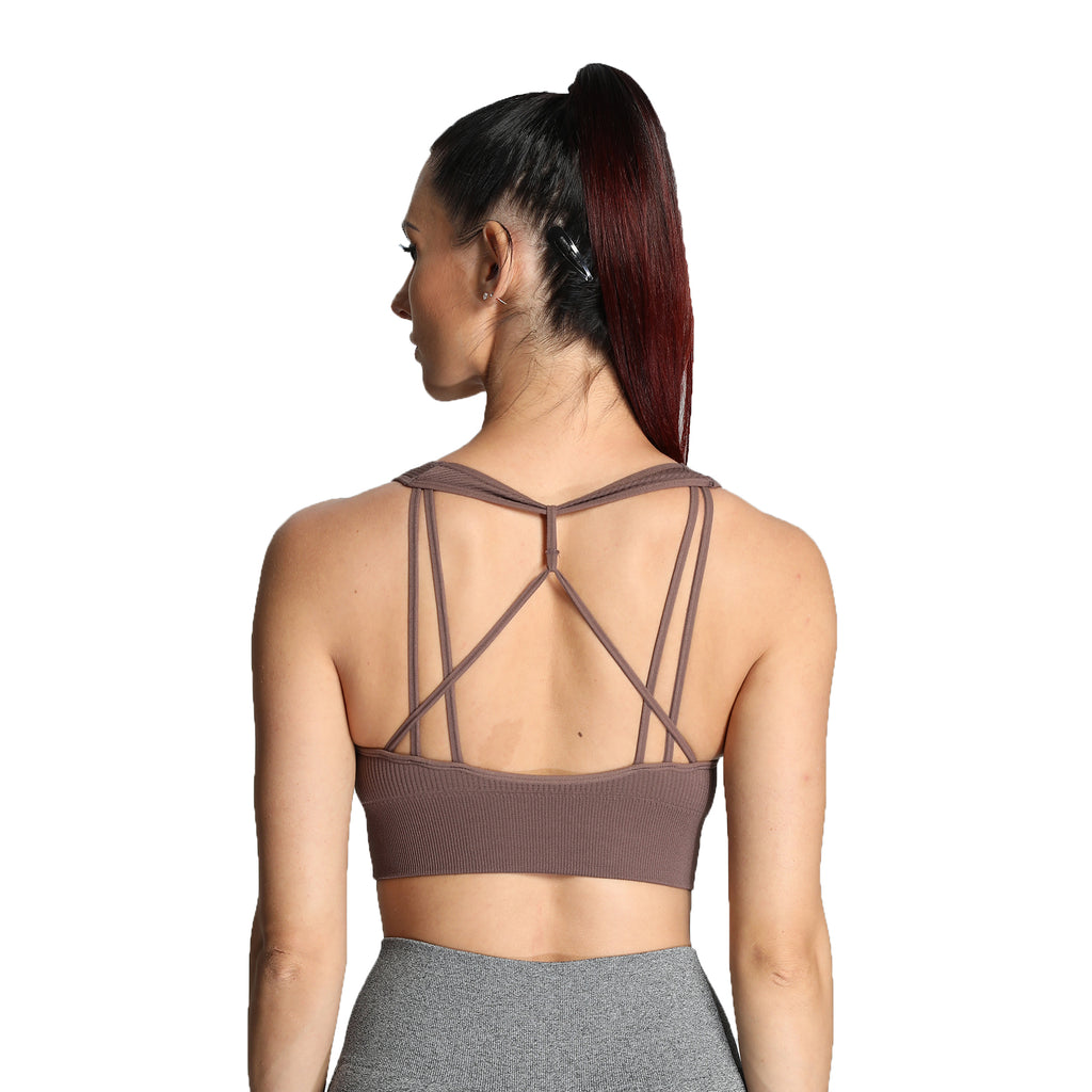 Aoxjox Ribbed Seamless Sports Bras