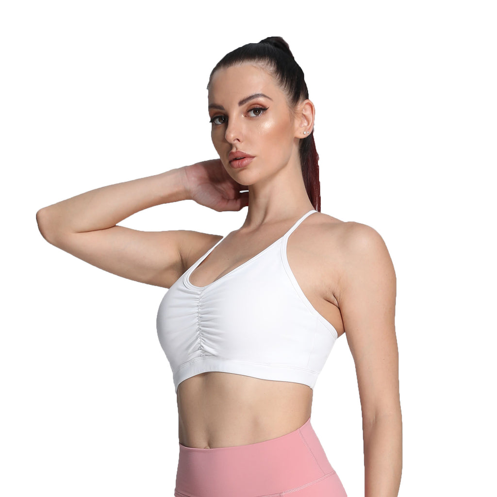 Aoxjox Ruched "Baddie" Sports Bras