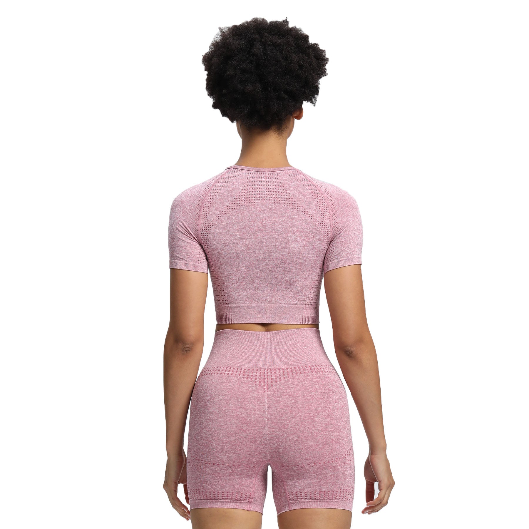 Aoxjox Vital Short Sleeve Crop Tops