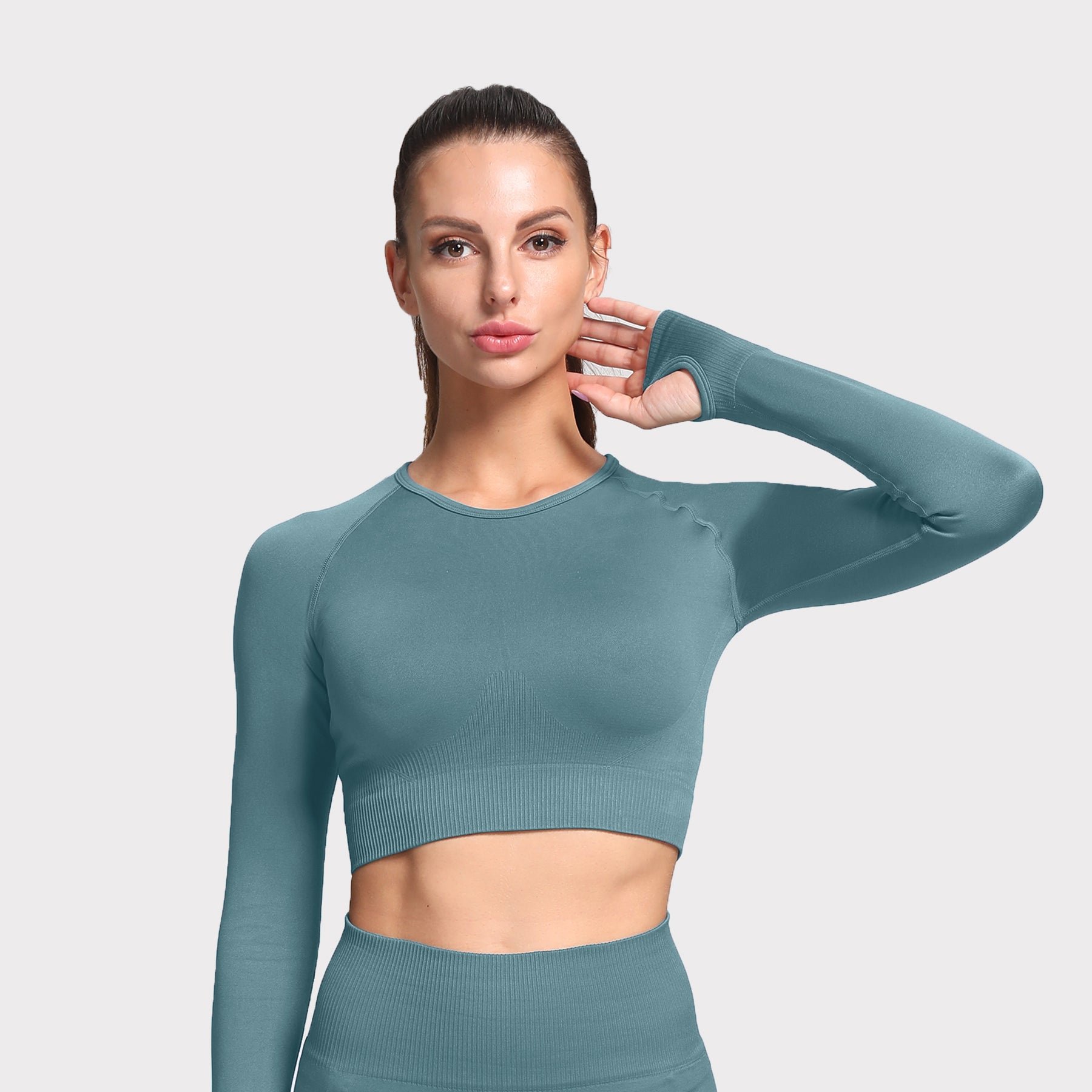 Aoxjox Hyperflex Seamless Crop Top