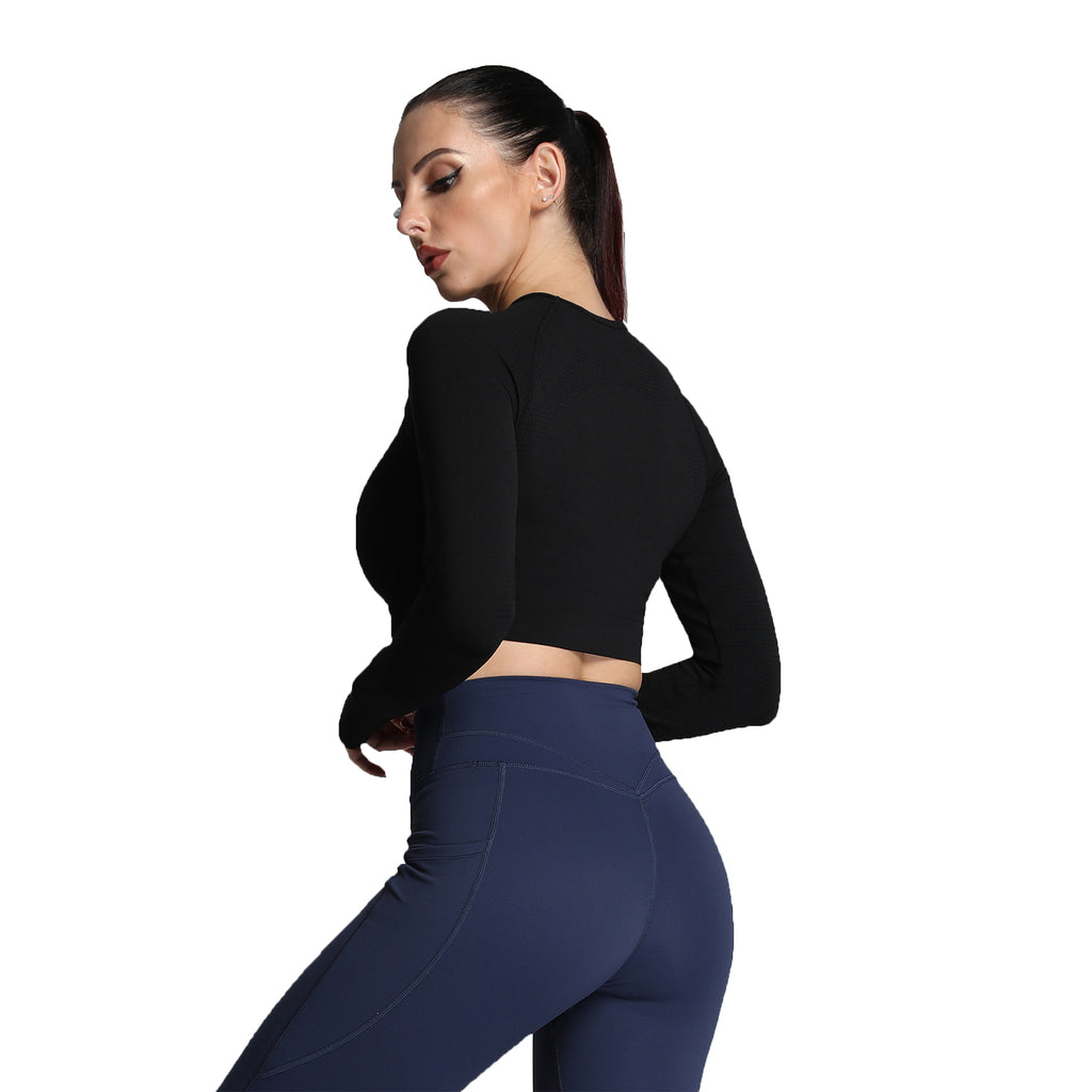 Aoxjox "Vital 2.0 / 3.0" long-sleeved Crop Top