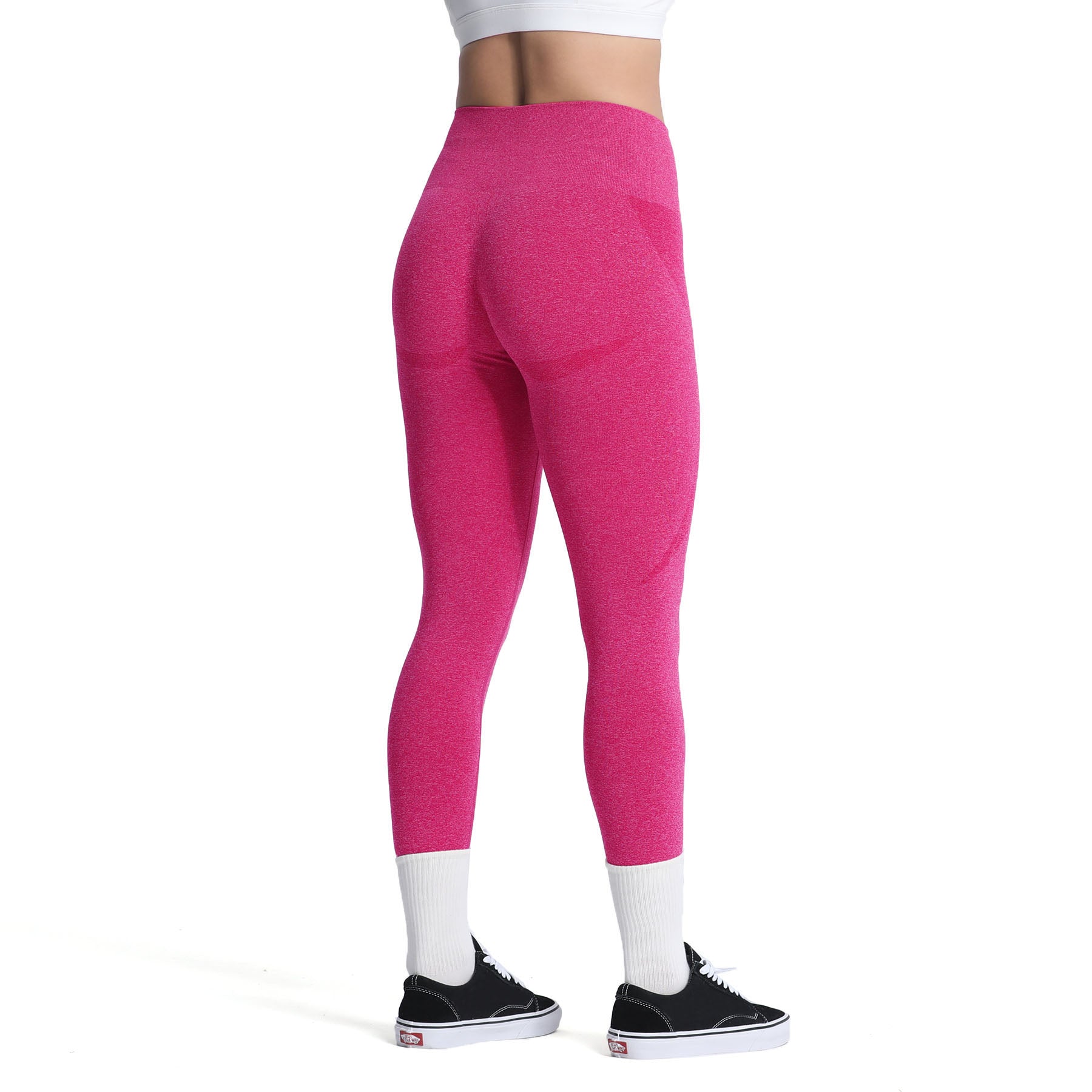 Aoxjox Brights Smile Contour Seamless Leggings