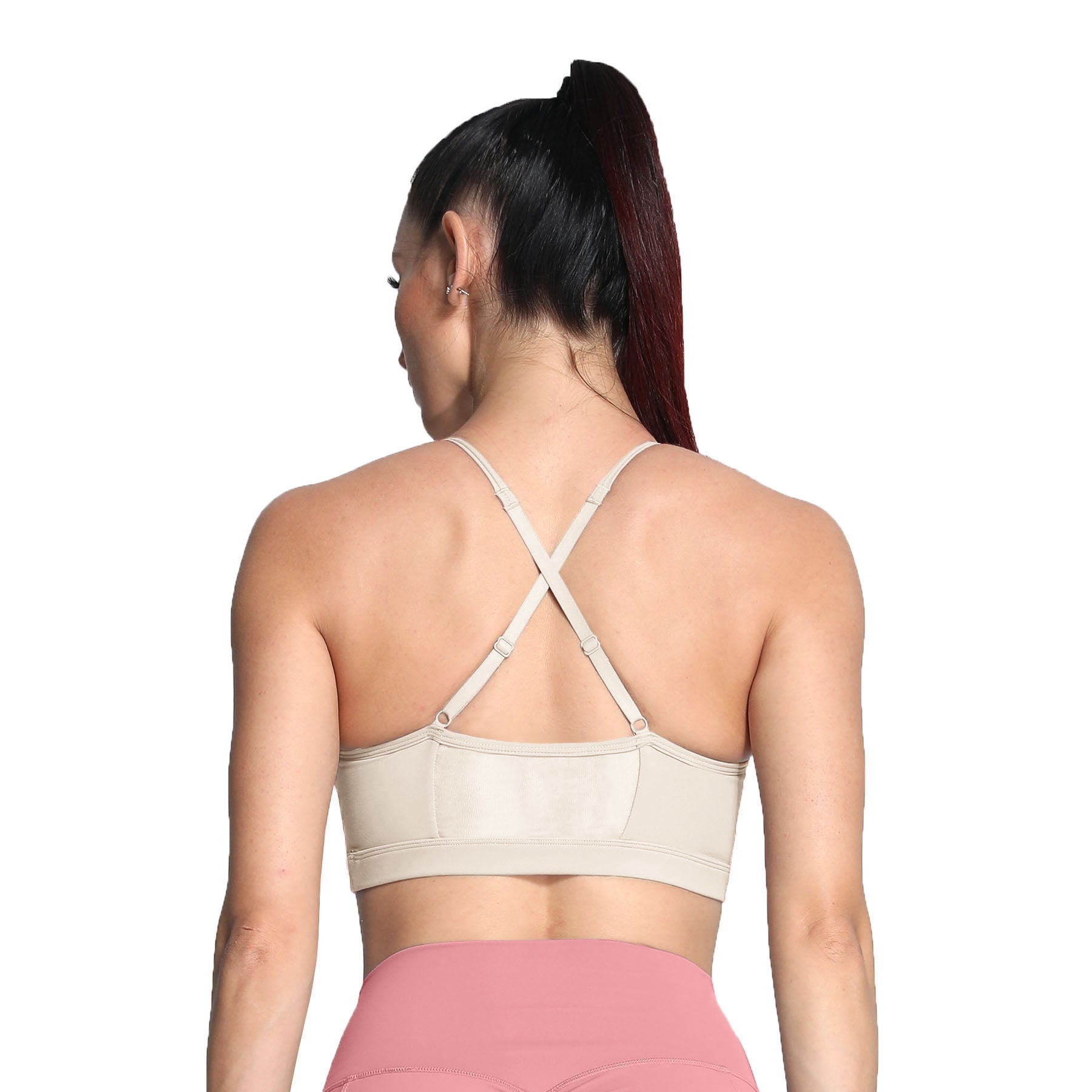 It is time for the next chapter 🤍 Activewear is from @aoxjox Sport bra -  backless padded sport bra Shorts - seamless tie-dye lifting
