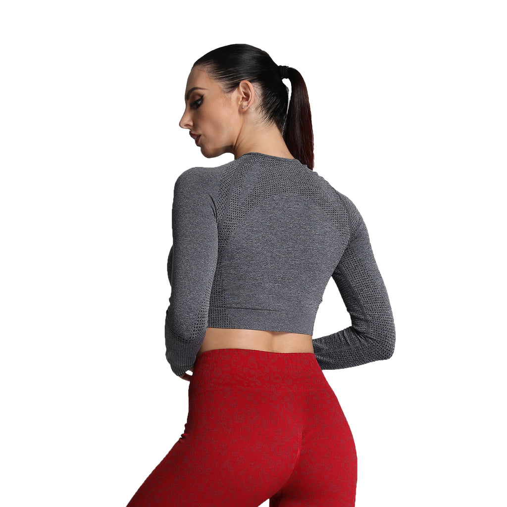 Aoxjox "Vital 2.0 / 3.0" long-sleeved Crop Top