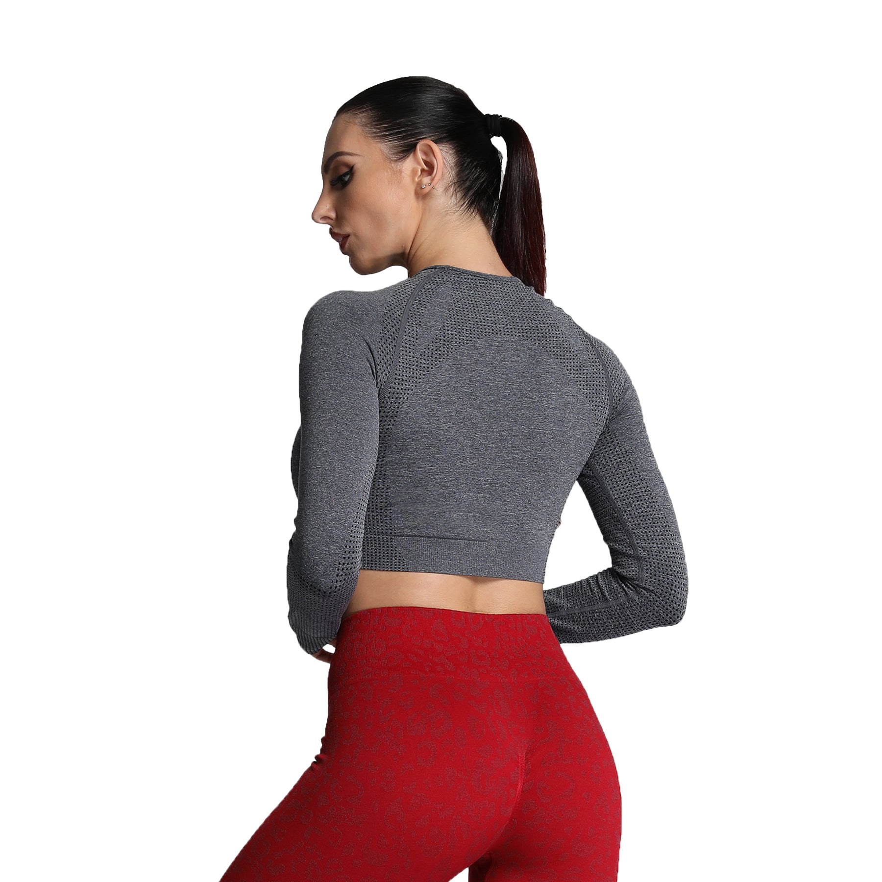 Aoxjox "Vital 2.0 / 3.0" long-sleeved Crop Top