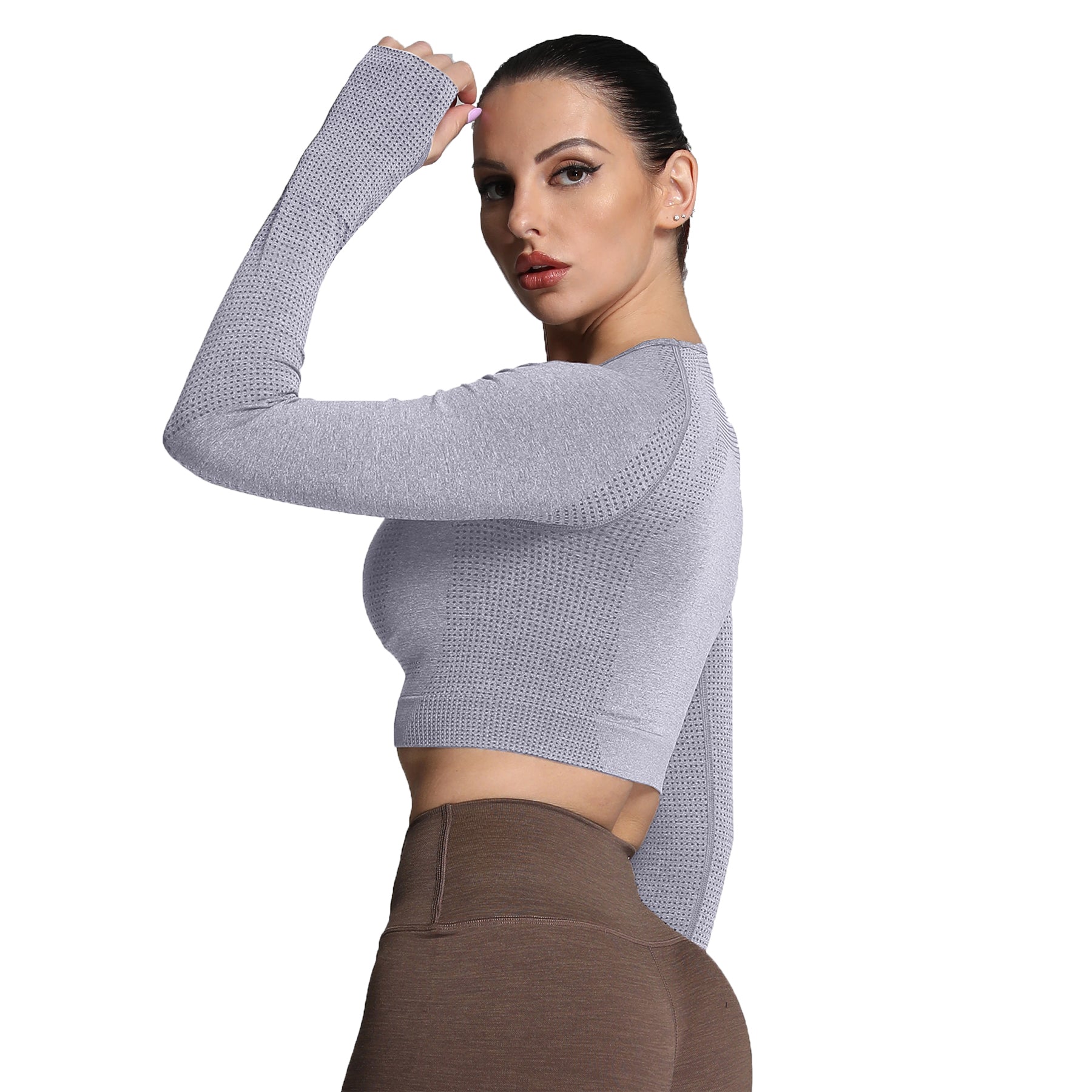 Aoxjox "Vital 2.0 / 3.0" long-sleeved Crop Top