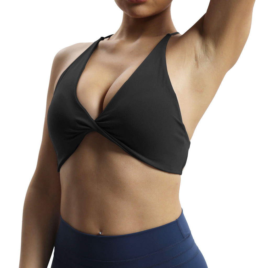 Aoxjox "Veronica" Twist Cross-Back Bra