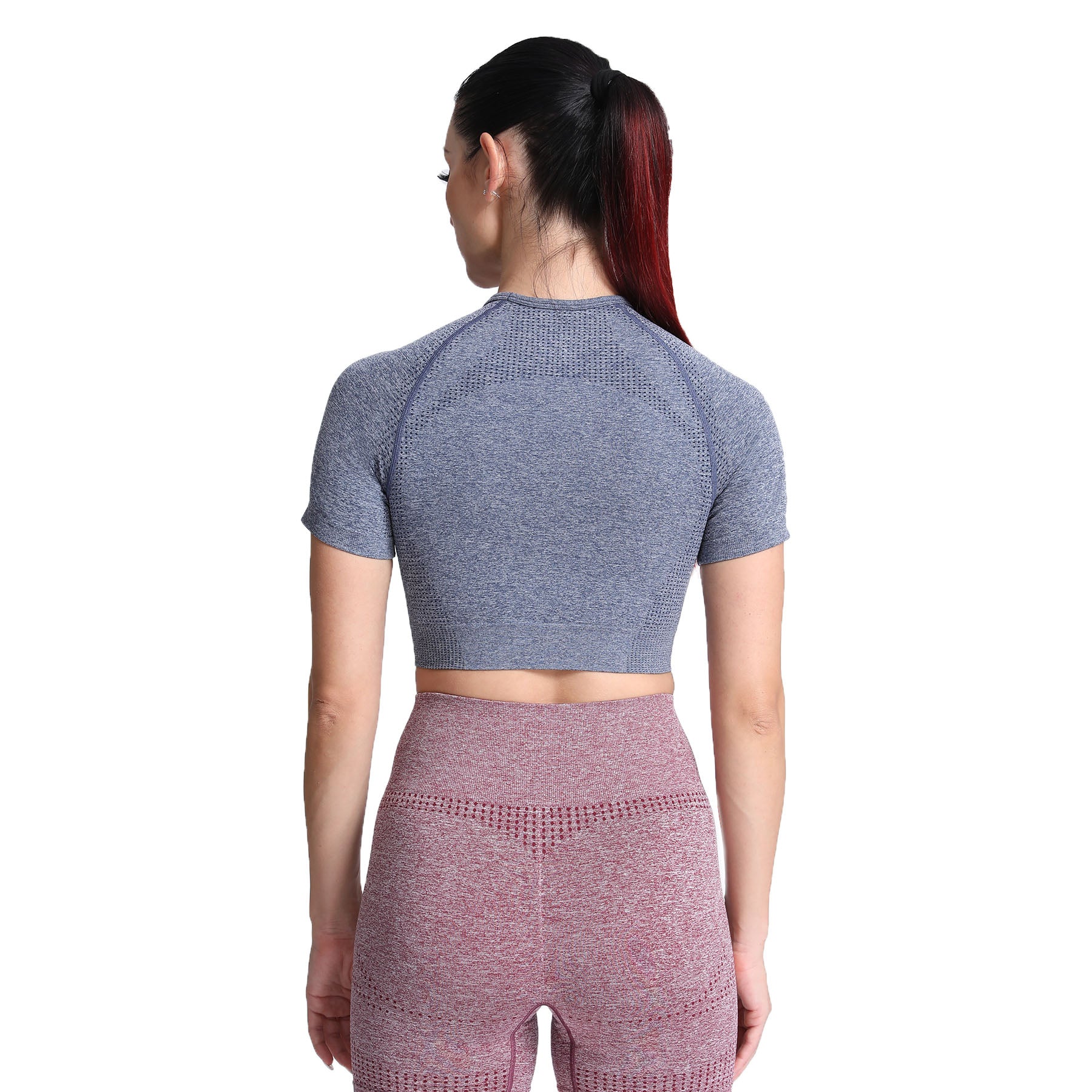 Aoxjox Vital Short Sleeve Crop Tops