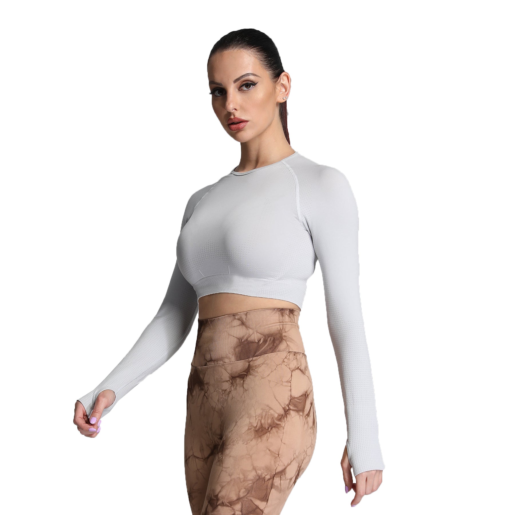 Aoxjox "Vital 2.0 / 3.0" long-sleeved Crop Top