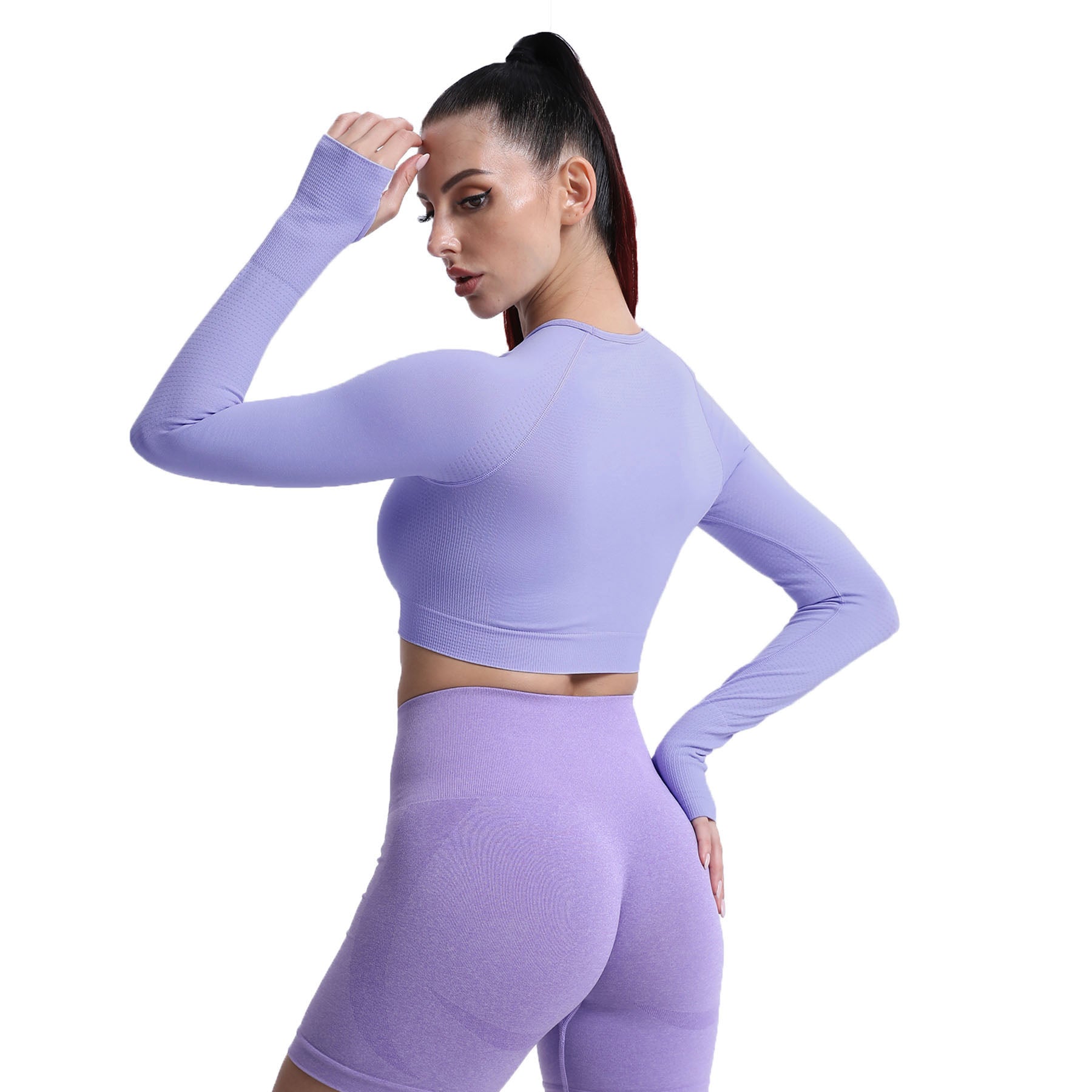 Aoxjox "Vital 2.0 / 3.0" long-sleeved Crop Top
