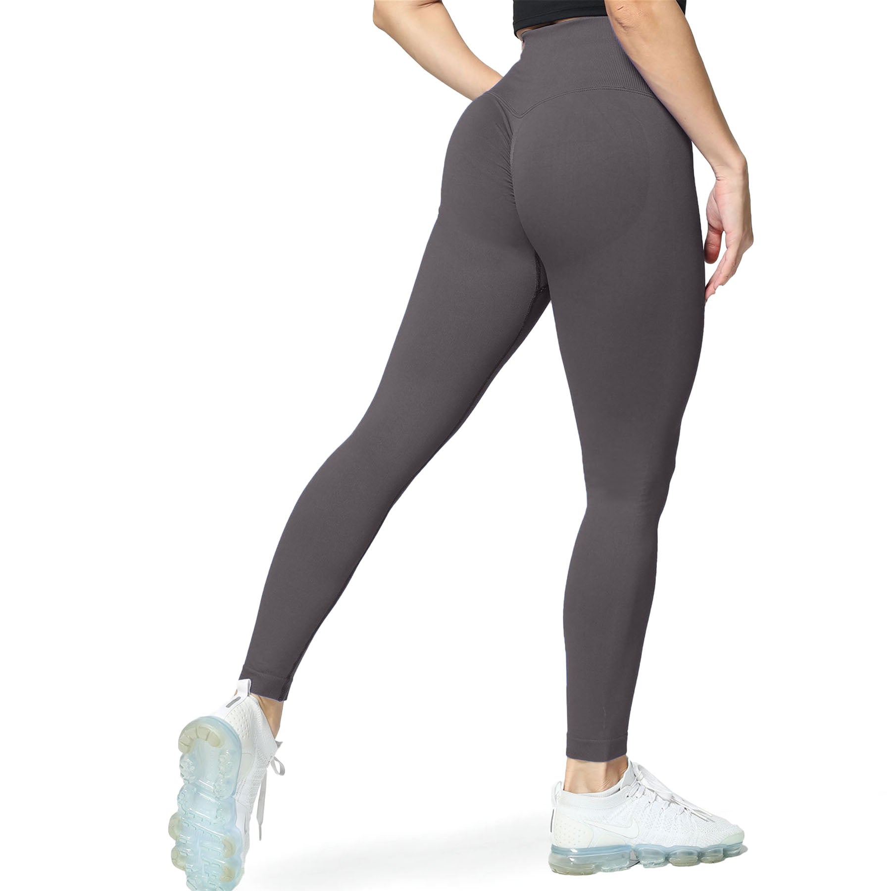 Aoxjox Seamless Workout Leggings for Women High Waist Vital Butt Lifting  Tummy Control Yoga Pants (Army Green Marl, X-Small) - Yahoo Shopping