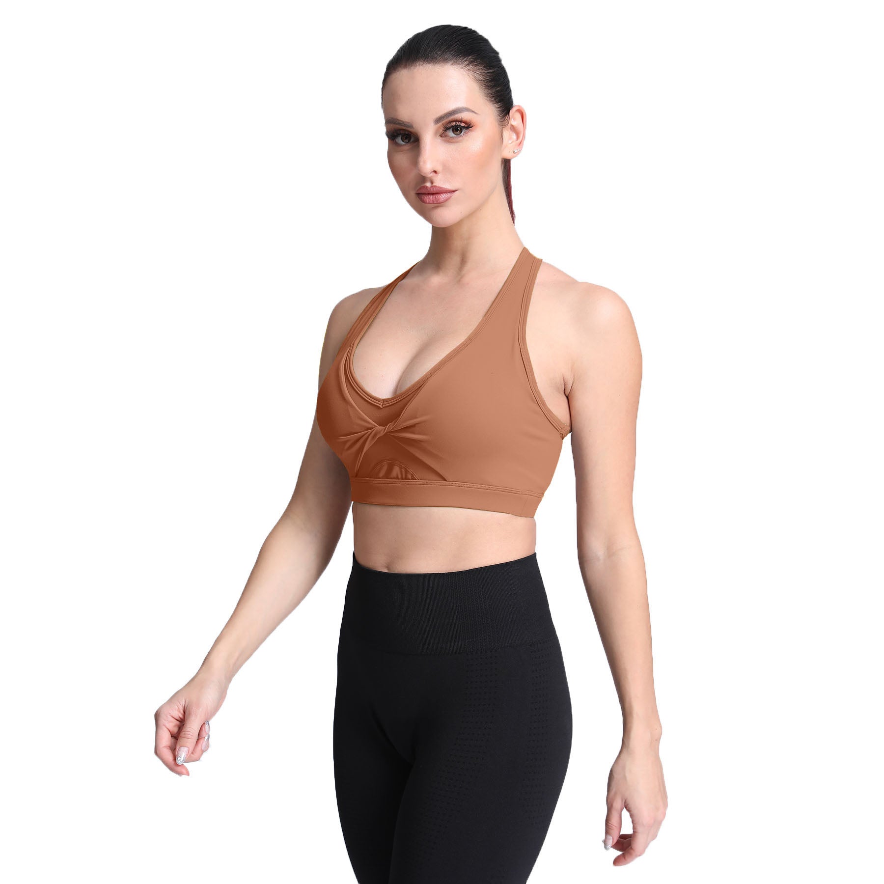 Aoxjox V-shaped racer back bras