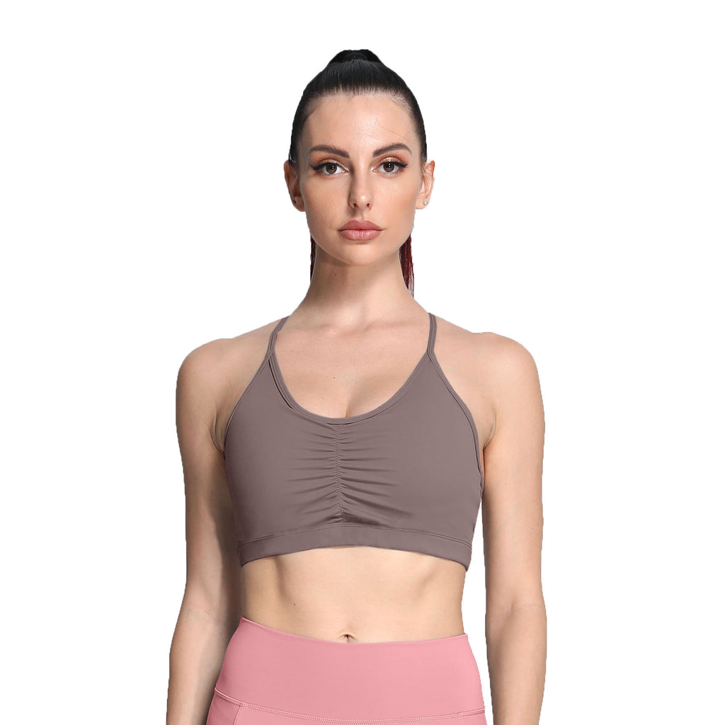 Aoxjox Ruched "Baddie" Sports Bras