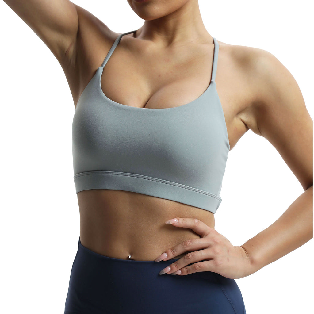 Aoxjox "Julie" Double Buckle Crossover Bra