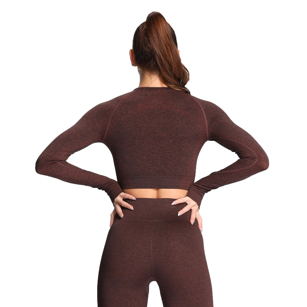 Aoxjox Vital Long Sleeve Crop Top