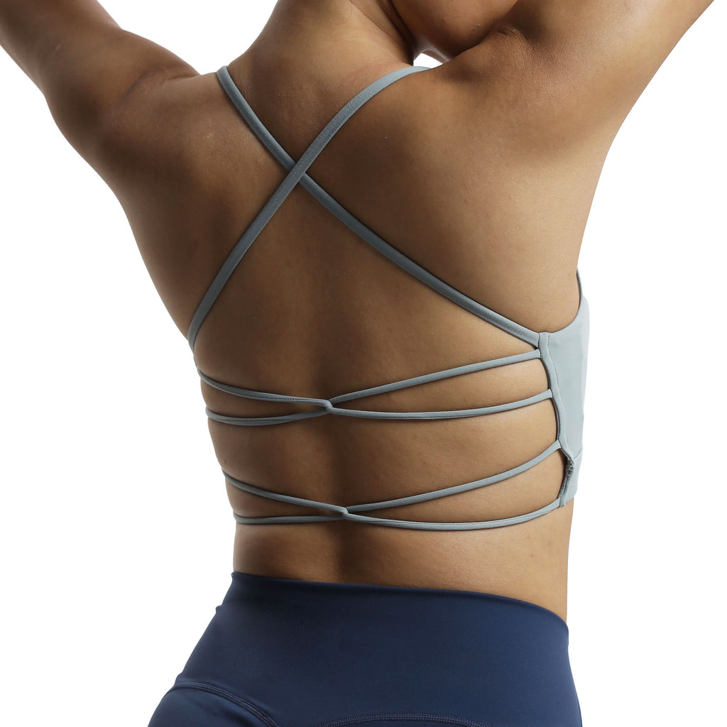 Aoxjox "Julie" Double Buckle Crossover Bra