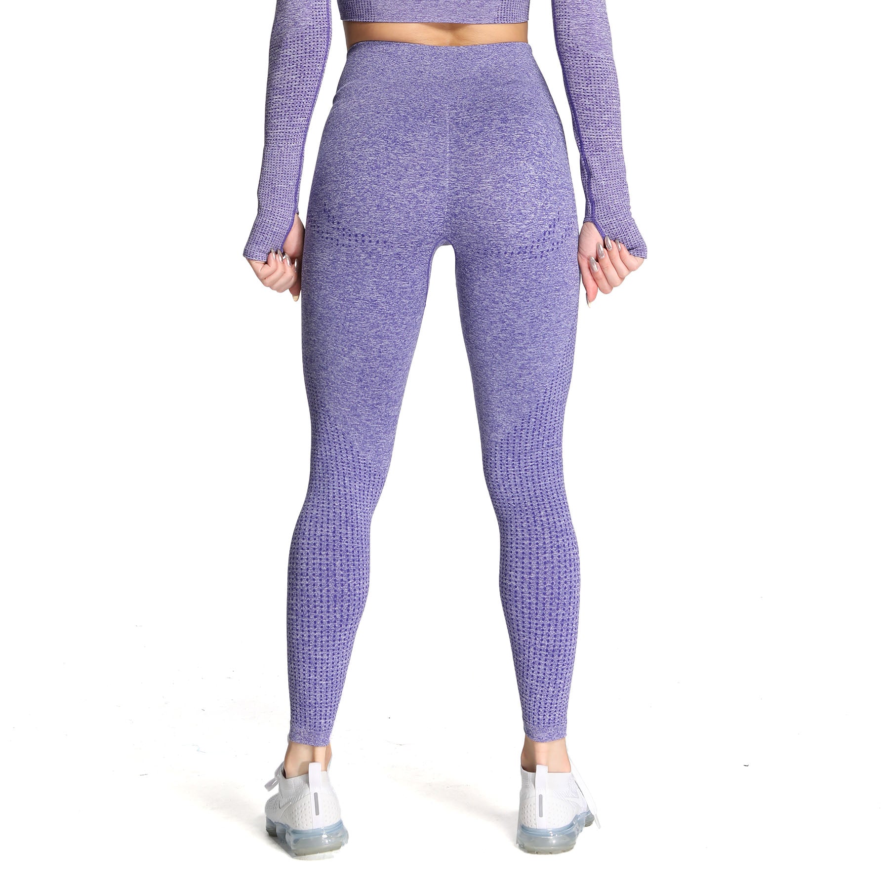 Petalum Women Yoga Pants High Waist Cotton Stretch Sports Gym
